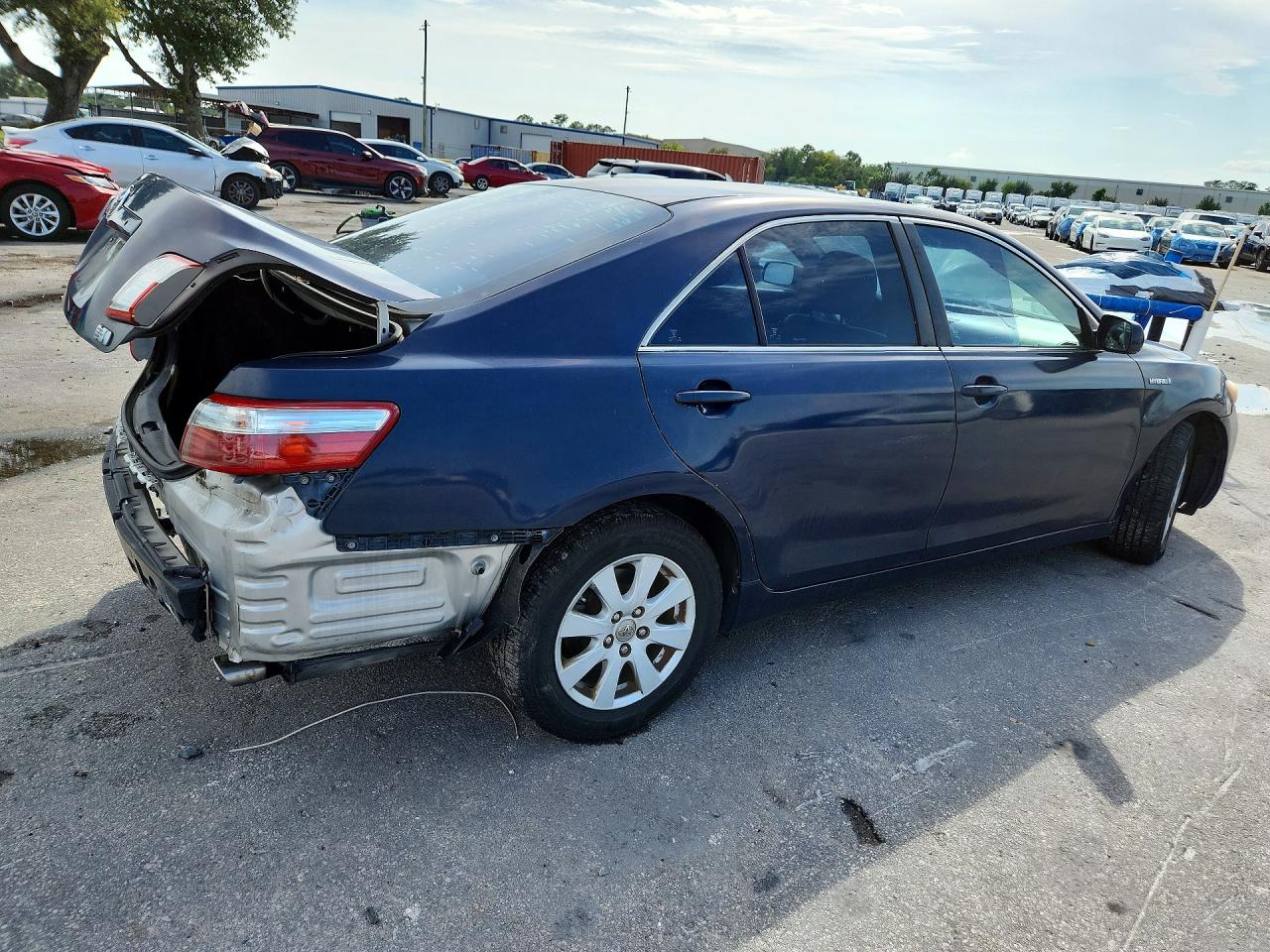 2009 Toyota Camry Hybrid Синий vin: 4T1BB46K79U079624