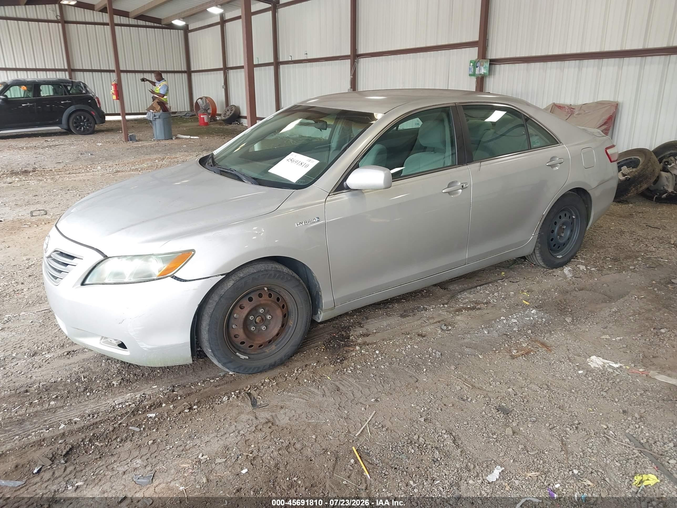 2009 Toyota Camry Hybrid   Серебряный vin: 4T1BB46K79U086489