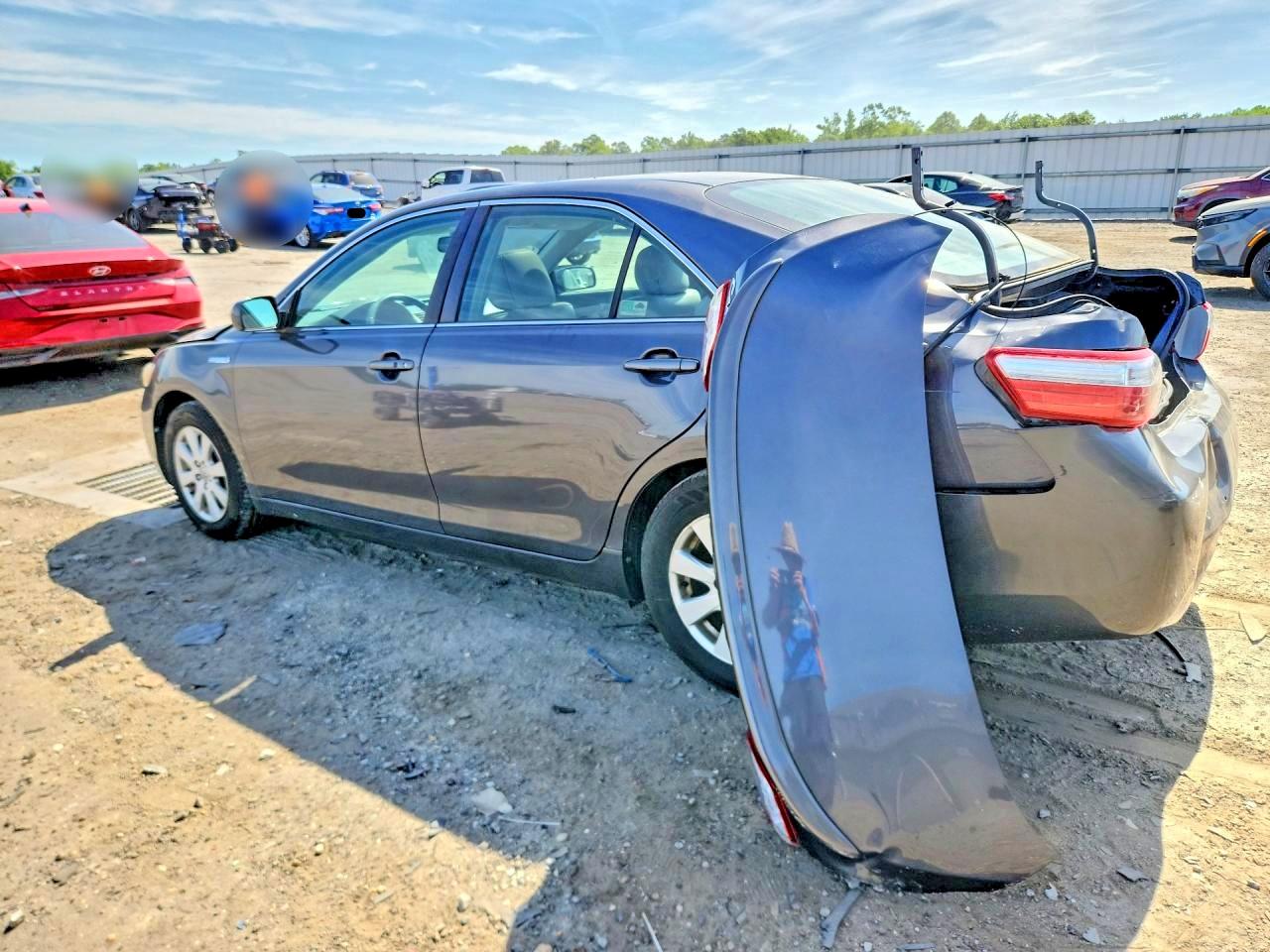 2009 Toyota Camry Hybrid Серый vin: 4T1BB46K79U088873