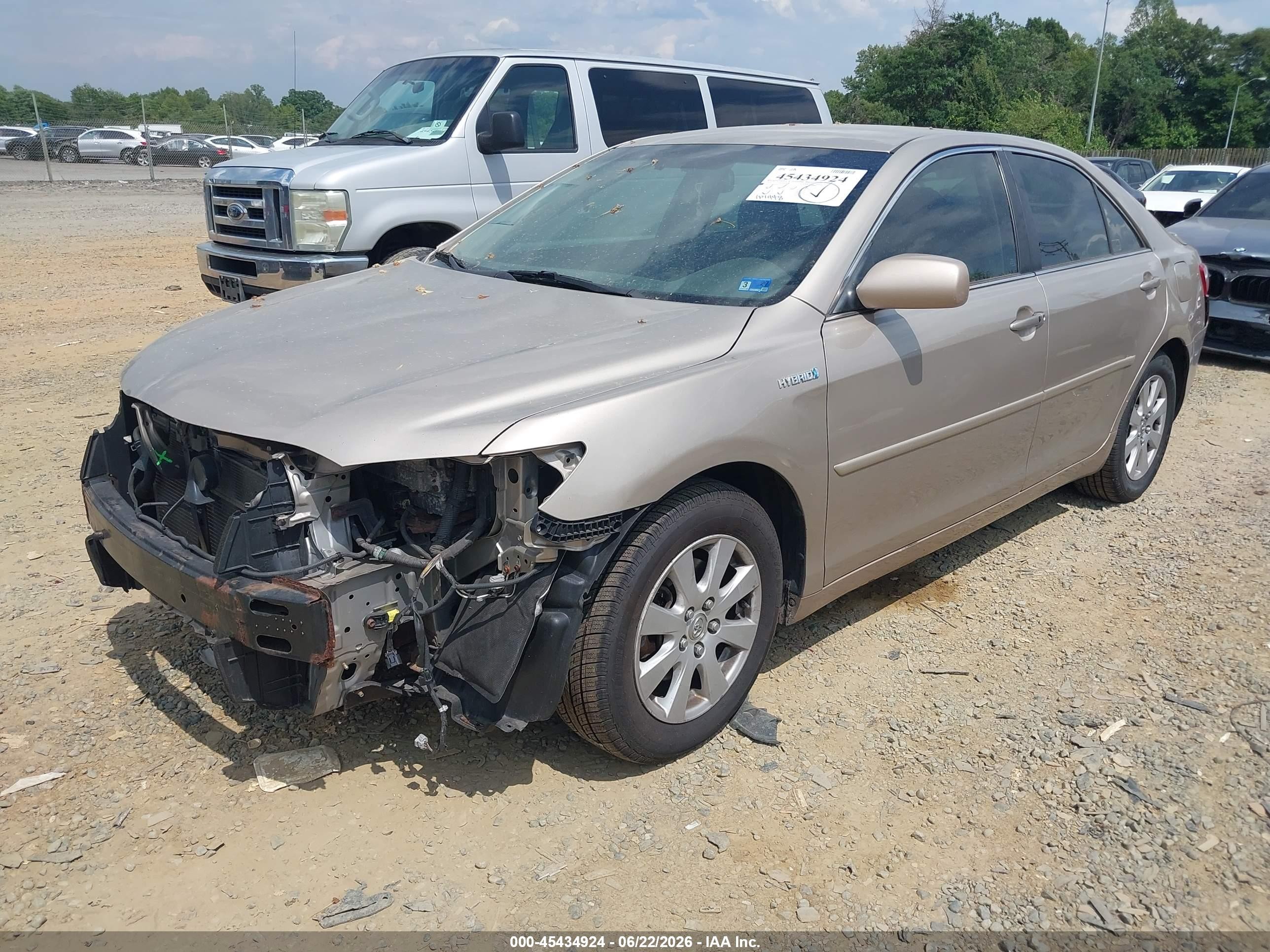 2009 Toyota Camry Hybrid   Beige vin: 4T1BB46K79U098772