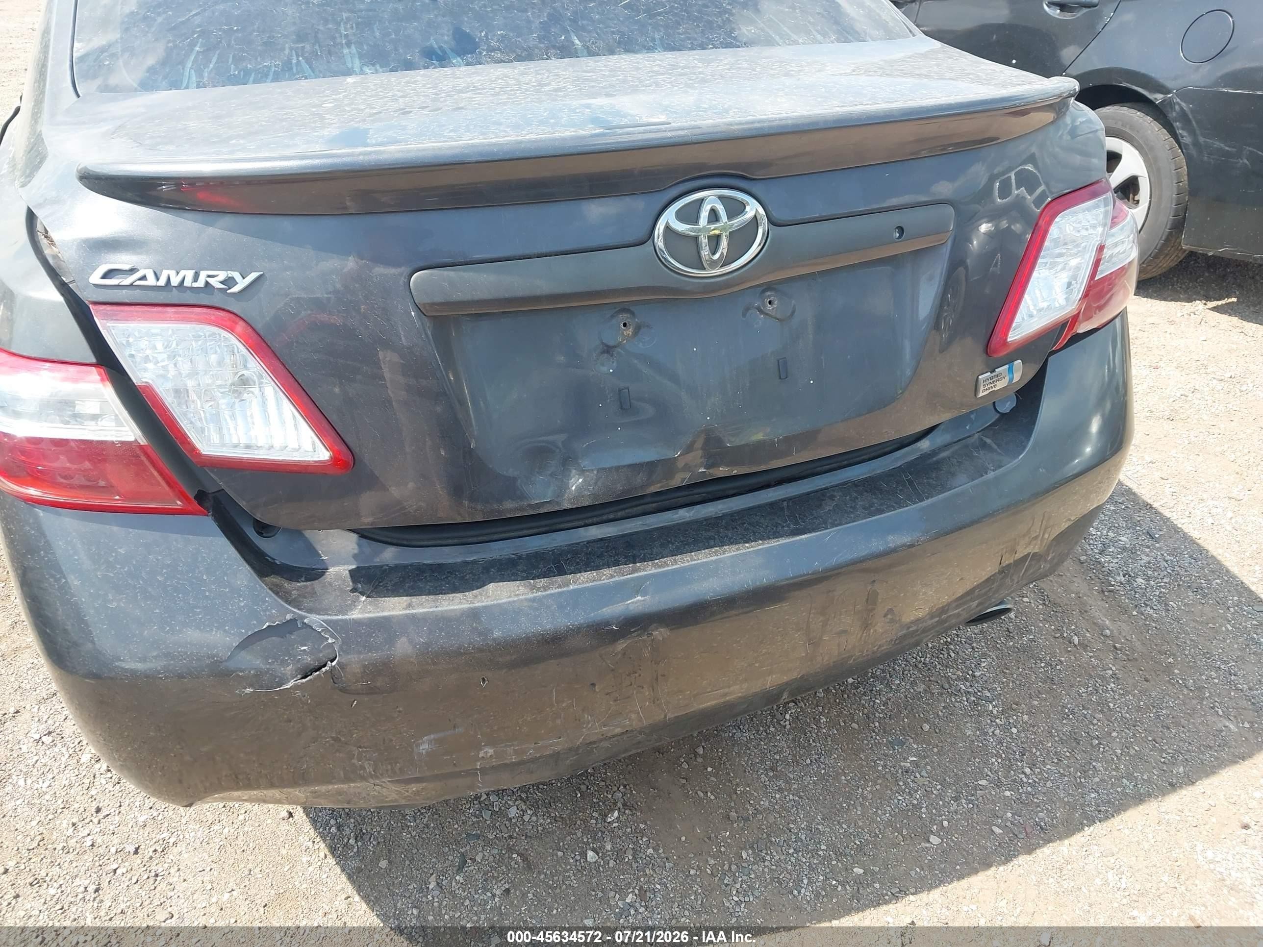 2009 Toyota Camry Hybrid   Серый vin: 4T1BB46K79U108085