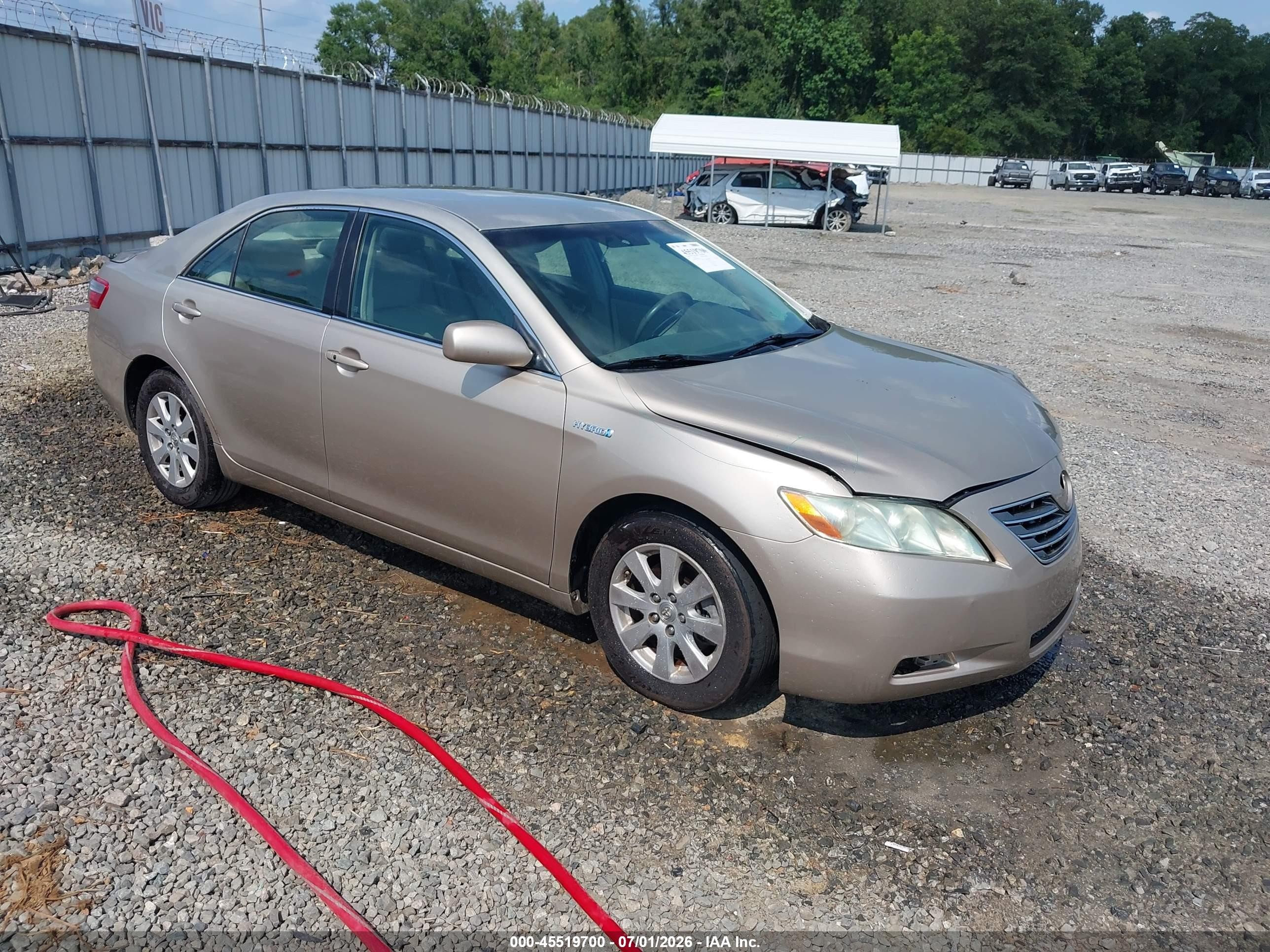 2007 Toyota Camry Hybrid   Gold vin: 4T1BB46K87U003908