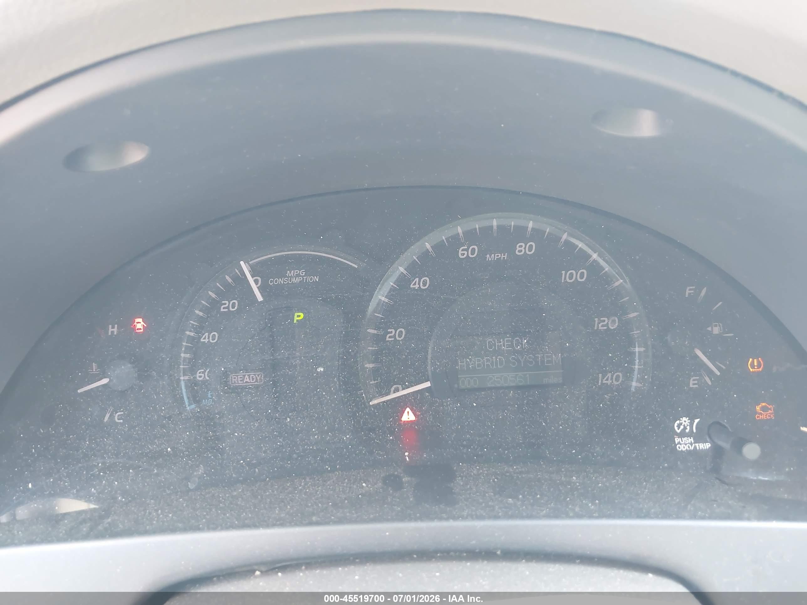 2007 Toyota Camry Hybrid   Gold vin: 4T1BB46K87U003908