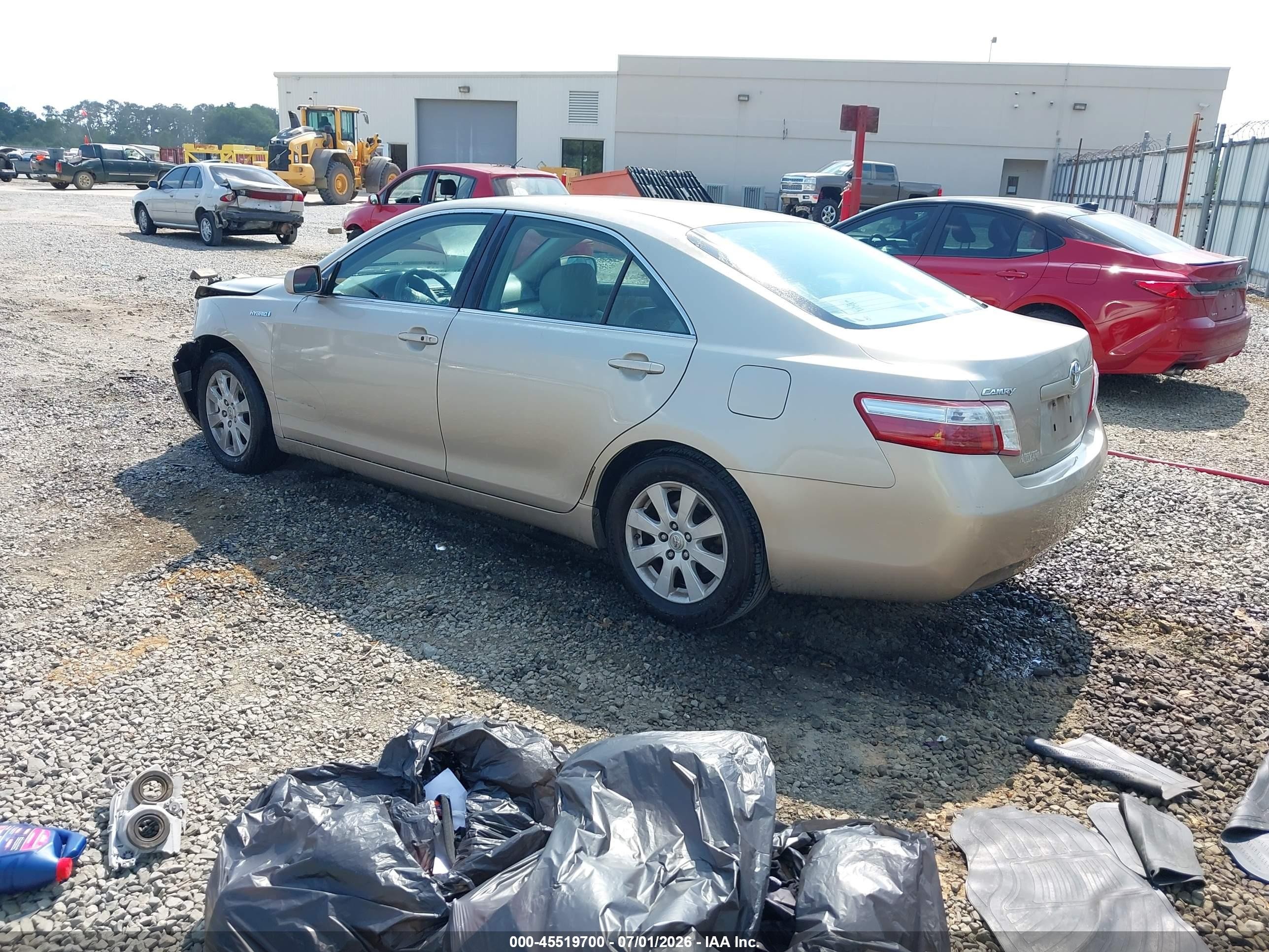 2007 Toyota Camry Hybrid   Gold vin: 4T1BB46K87U003908