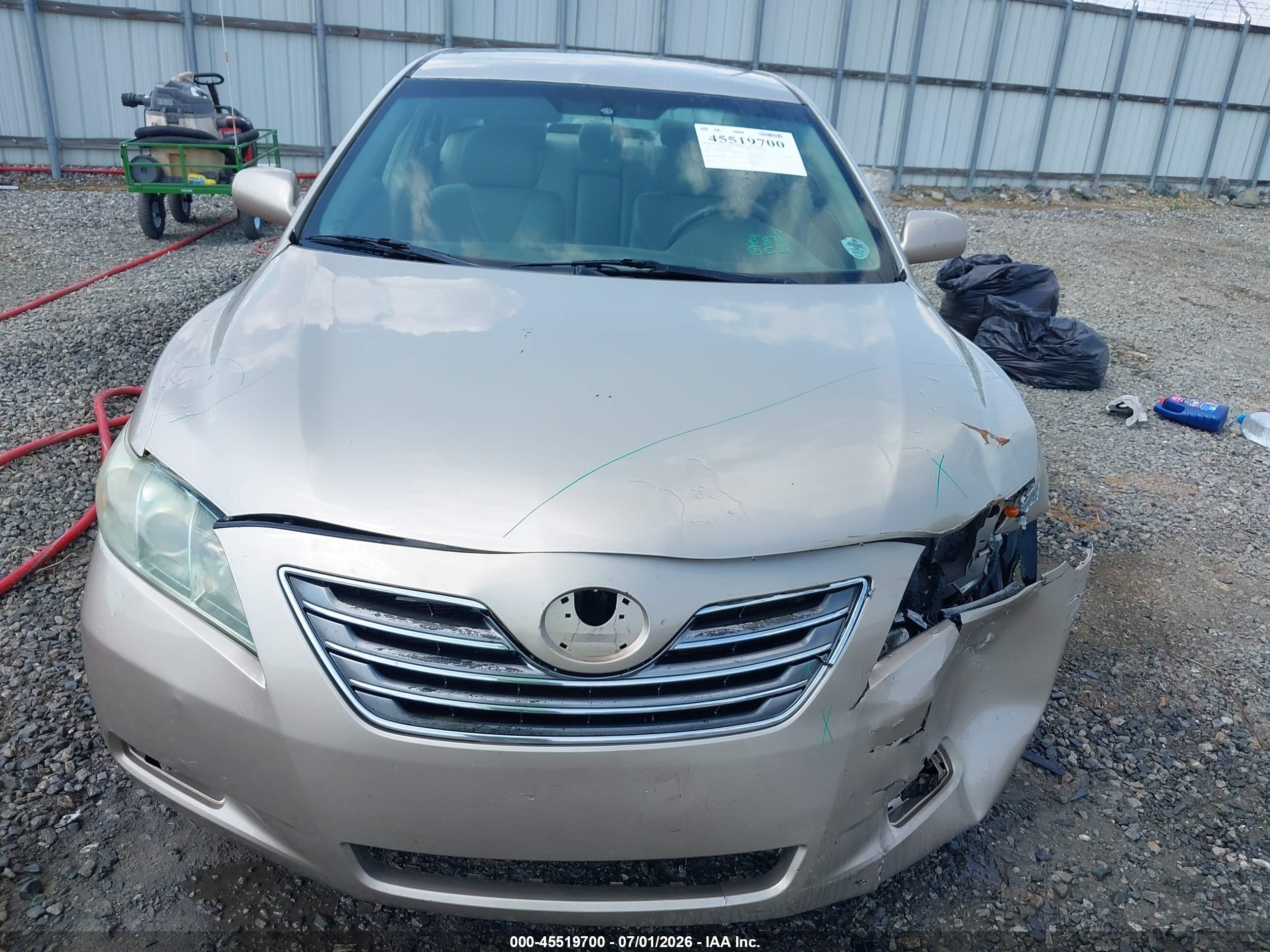 2007 Toyota Camry Hybrid   Gold vin: 4T1BB46K87U003908