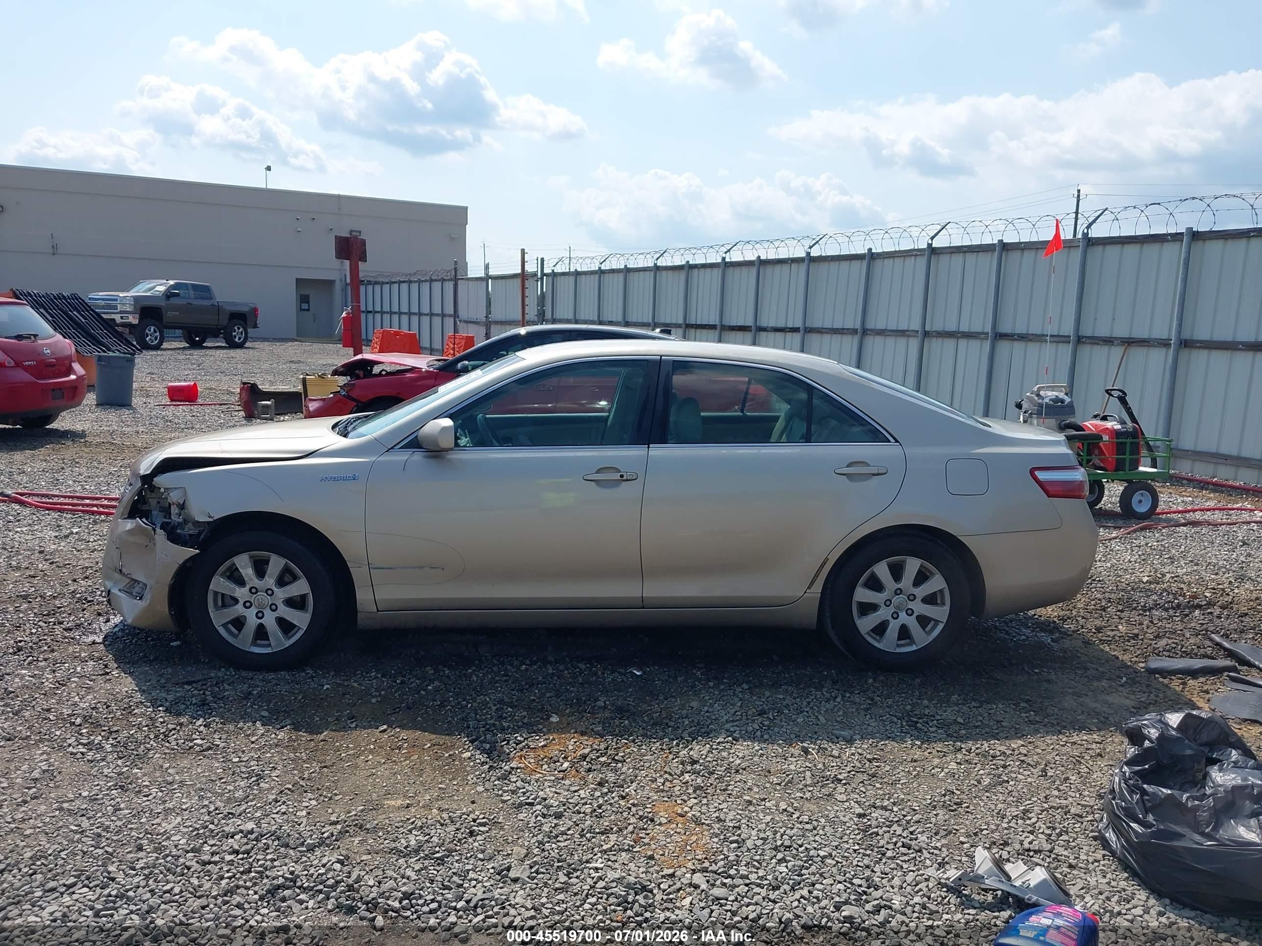 2007 Toyota Camry Hybrid   Gold vin: 4T1BB46K87U003908