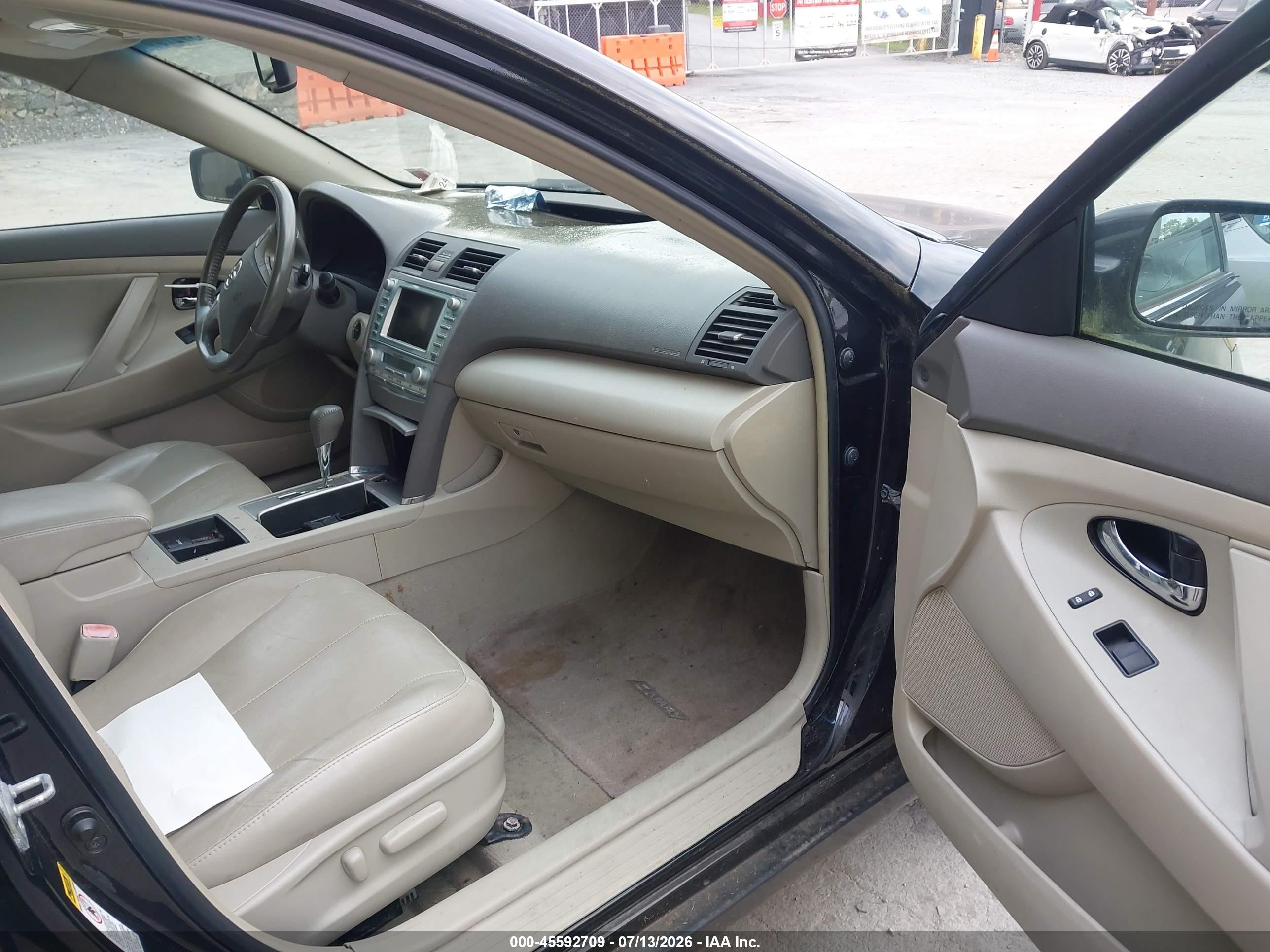 2007 Toyota Camry Hybrid   Черный vin: 4T1BB46K87U007716