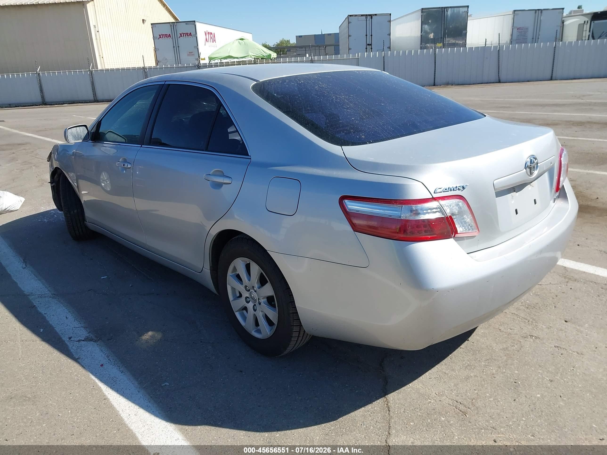 2007 Toyota Camry Hybrid   Серебряный vin: 4T1BB46K87U013807