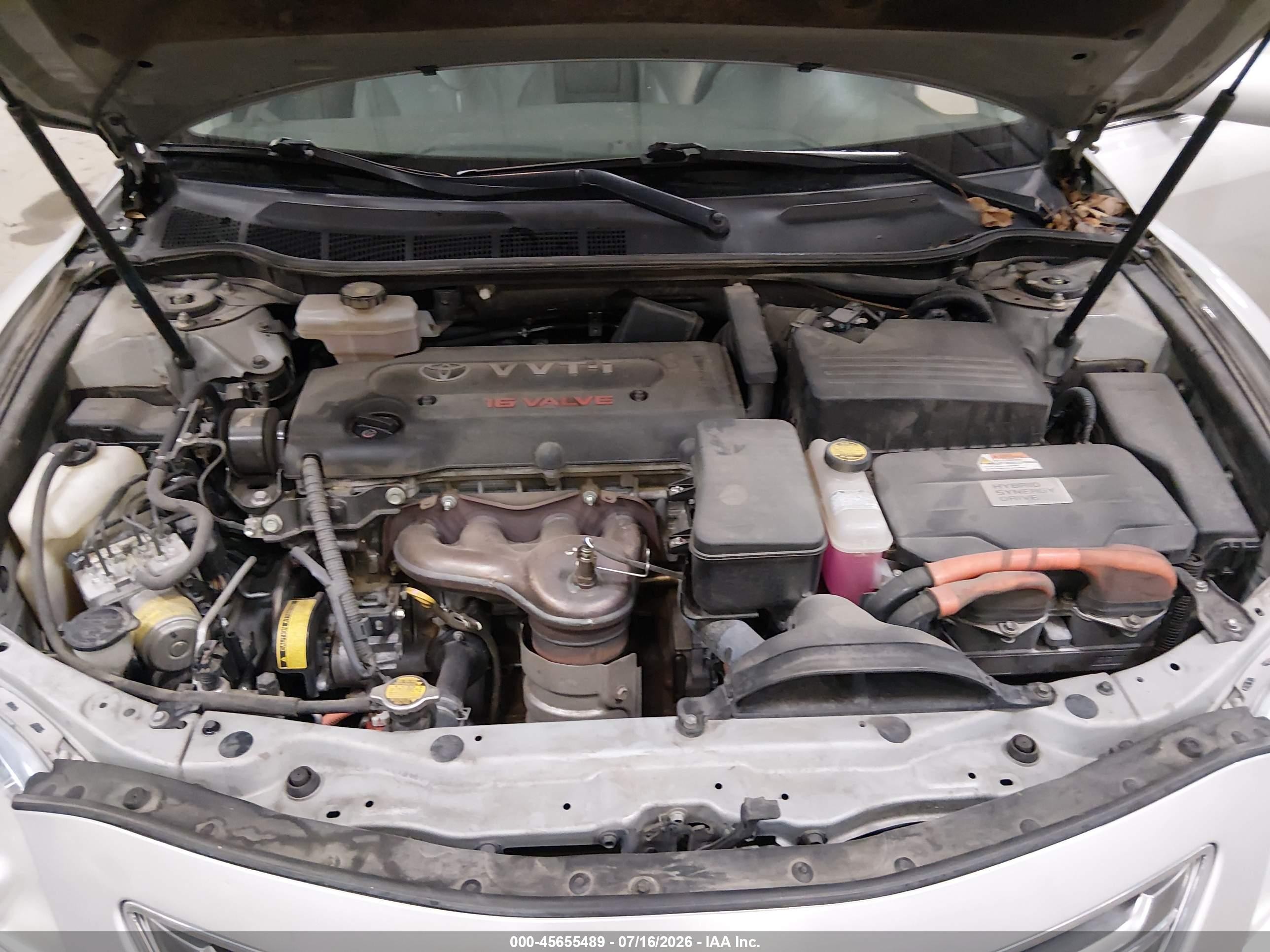2008 Toyota Camry Hybrid   Silver vin: 4T1BB46K88U042659