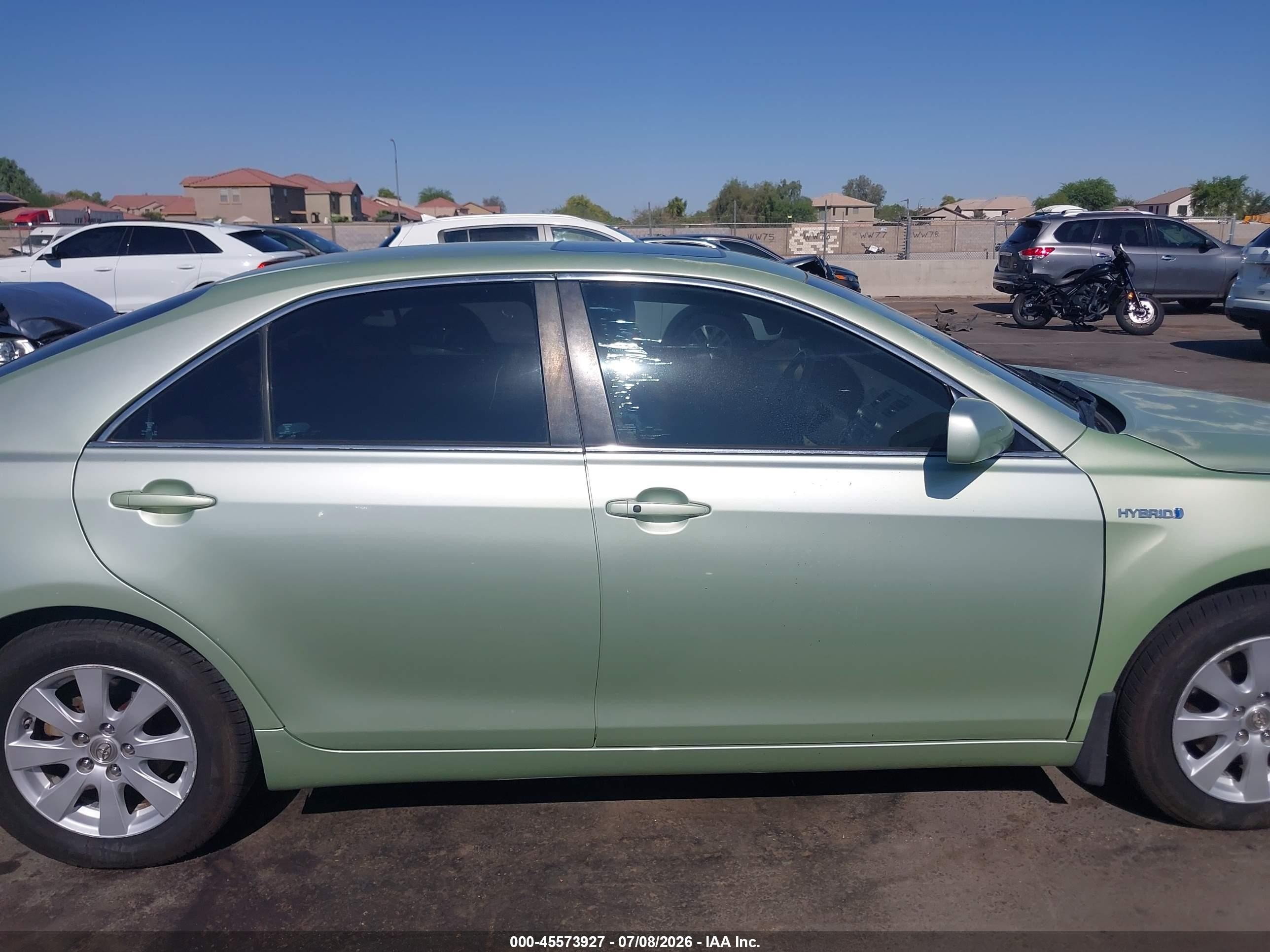 2008 Toyota Camry Hybrid   Green vin: 4T1BB46K88U049269