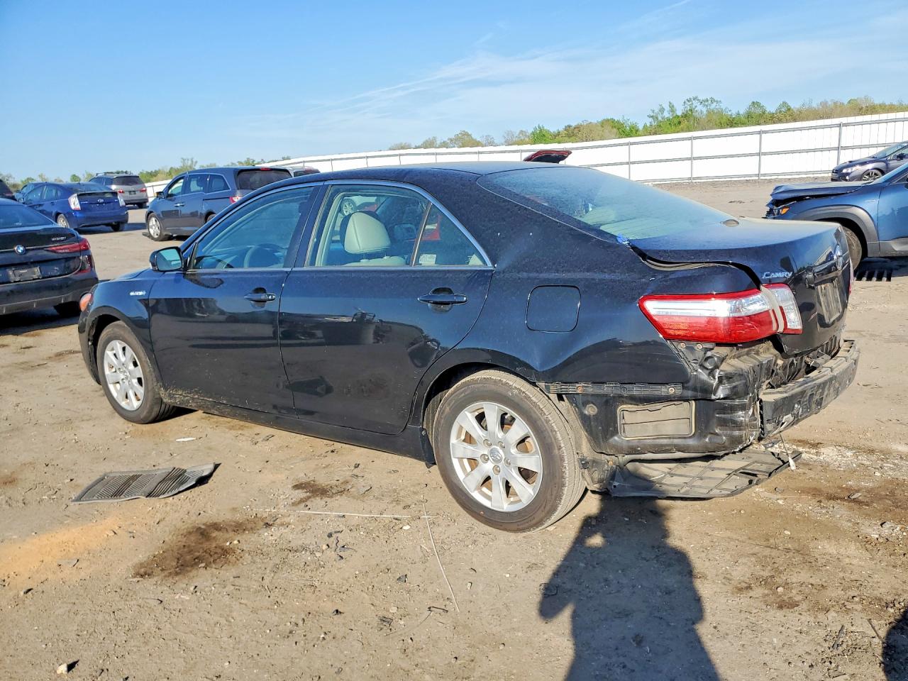 2008 Toyota Camry Hybrid Black vin: 4T1BB46K88U056559
