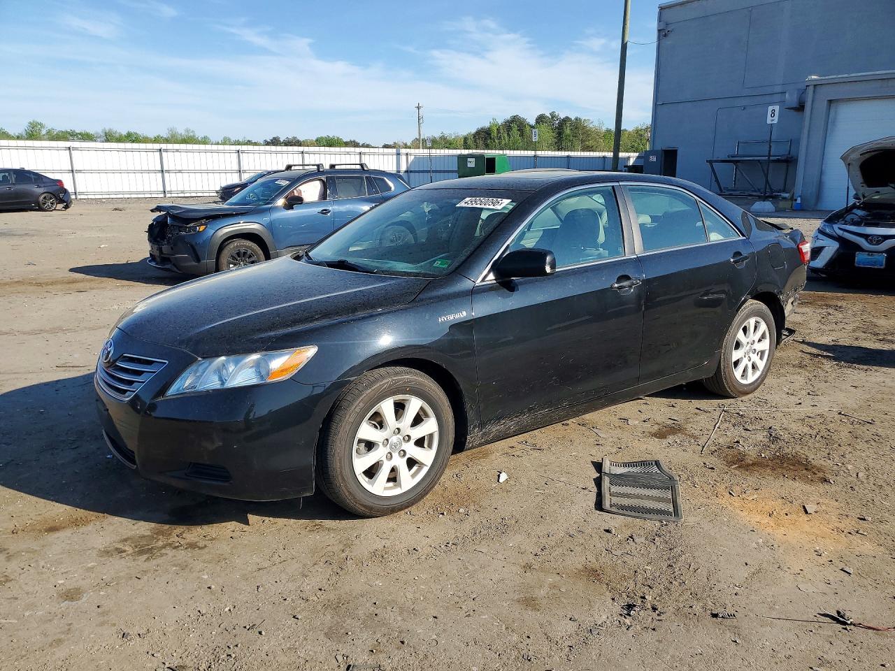 2008 Toyota Camry Hybrid Black vin: 4T1BB46K88U056559