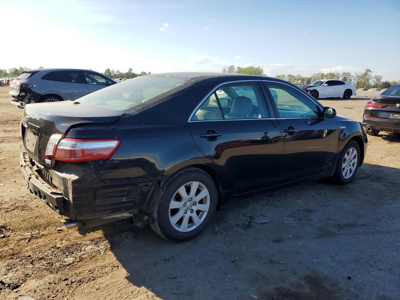 2008 Toyota Camry Hybrid Black vin: 4T1BB46K88U056559