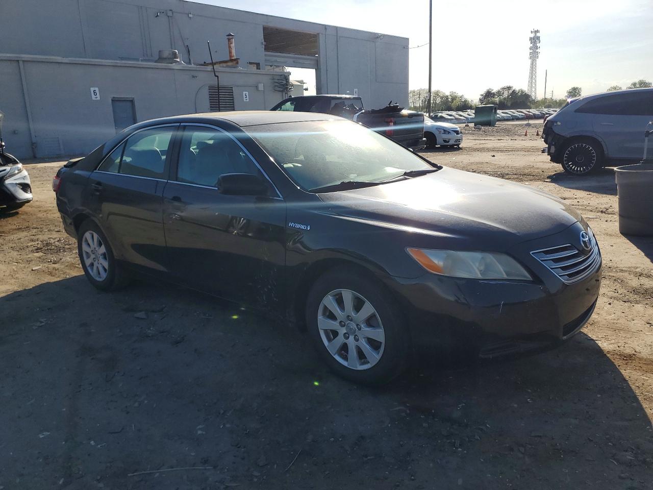 2008 Toyota Camry Hybrid Black vin: 4T1BB46K88U056559