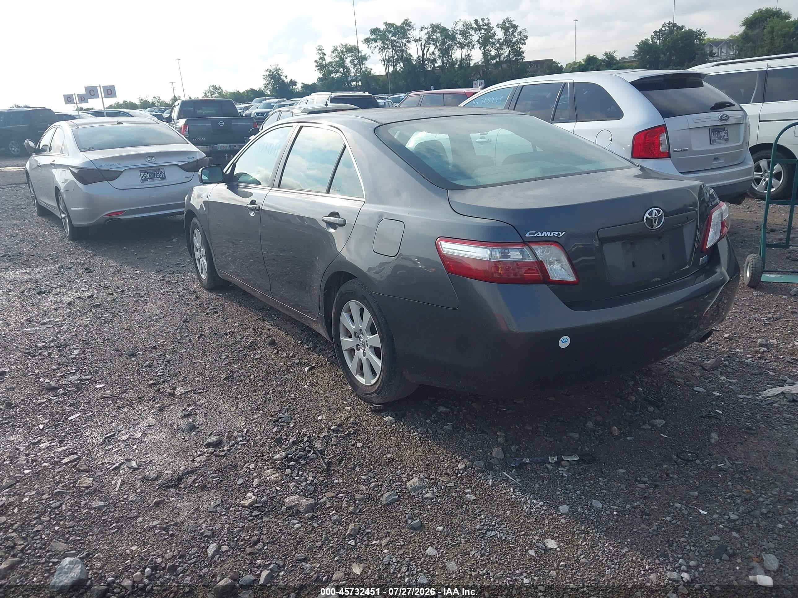 2009 Toyota Camry Hybrid   Gray vin: 4T1BB46K89U063464