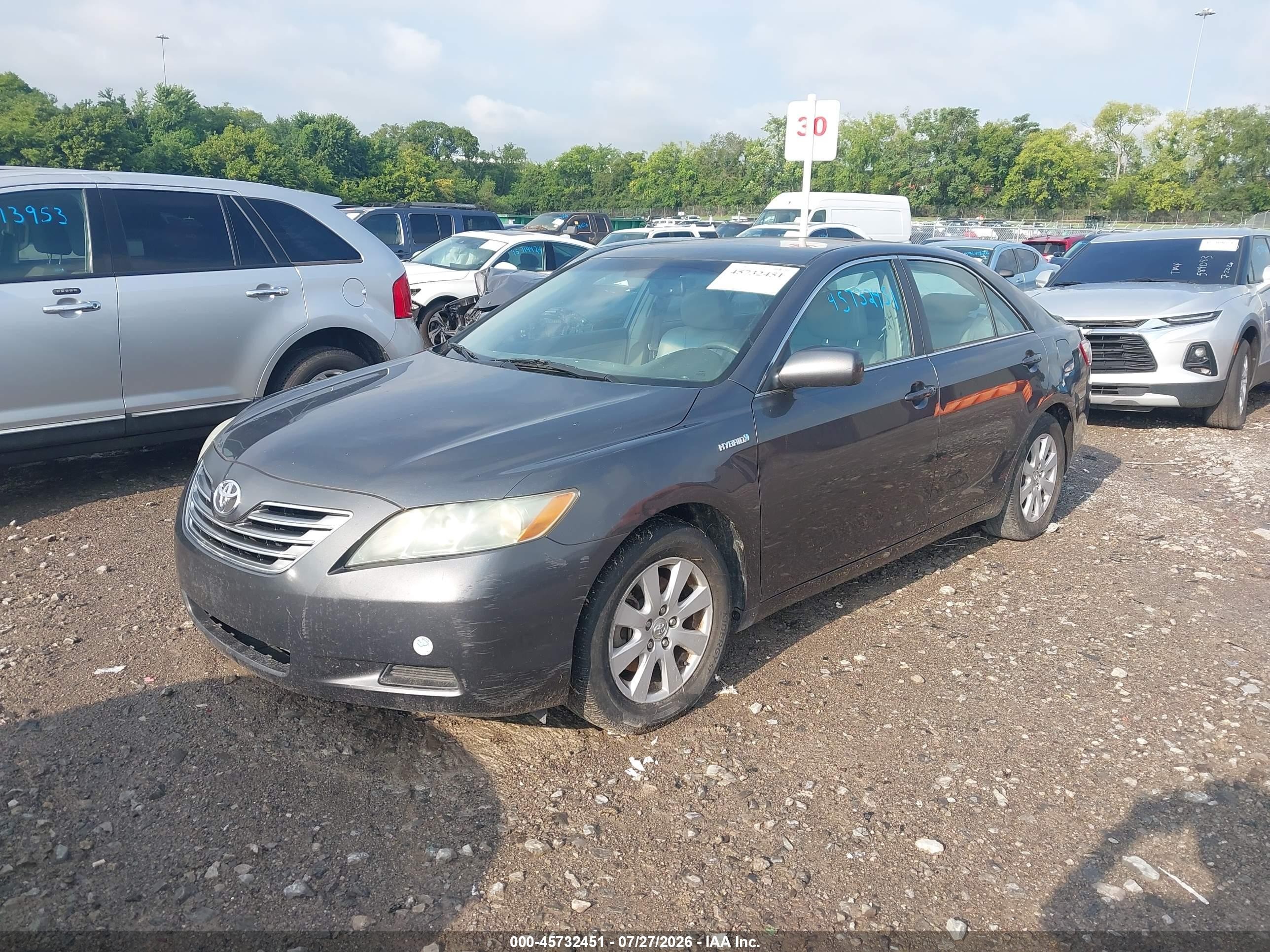 2009 Toyota Camry Hybrid   Gray vin: 4T1BB46K89U063464
