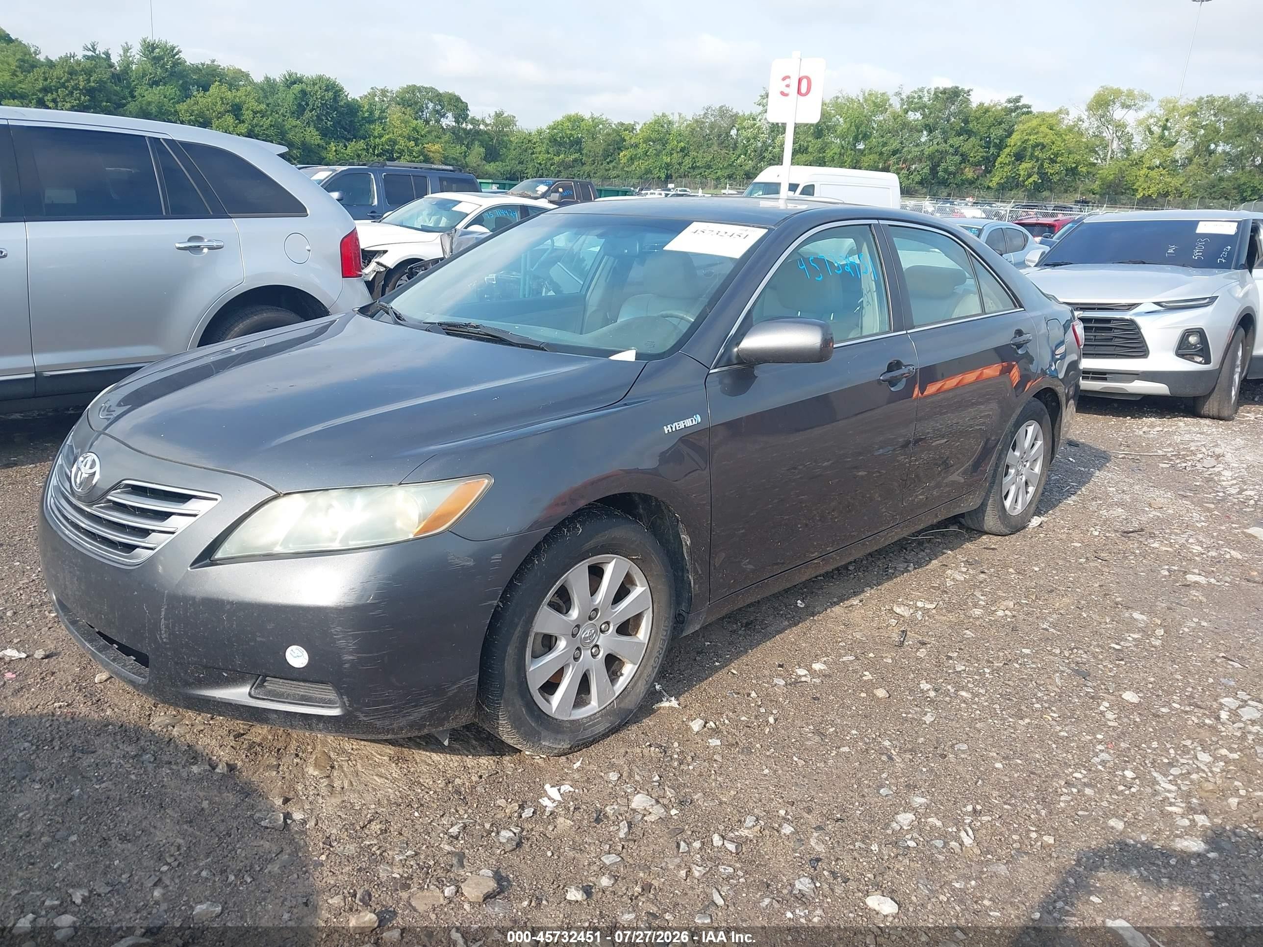 2009 Toyota Camry Hybrid   Gray vin: 4T1BB46K89U063464