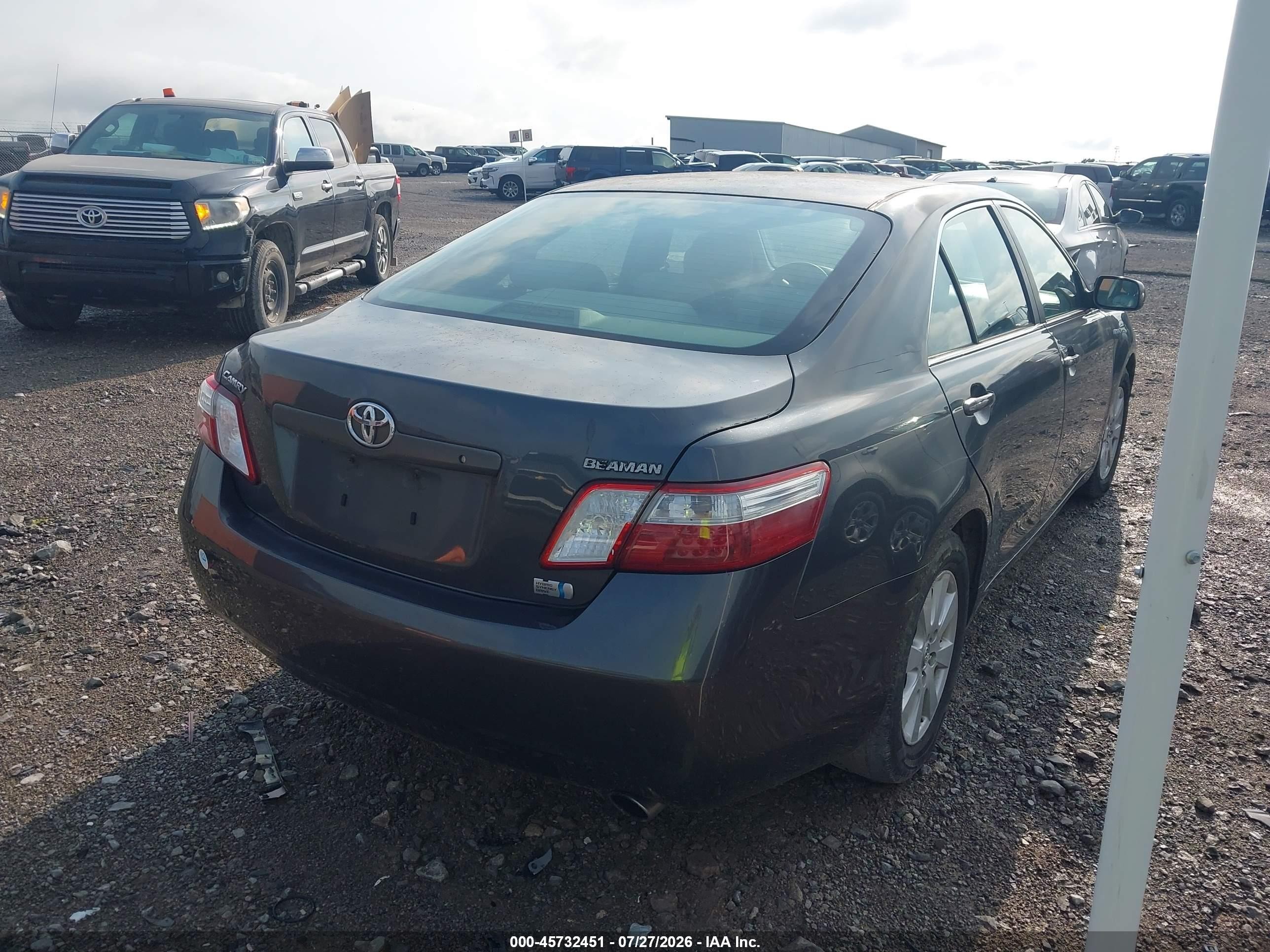2009 Toyota Camry Hybrid   Gray vin: 4T1BB46K89U063464