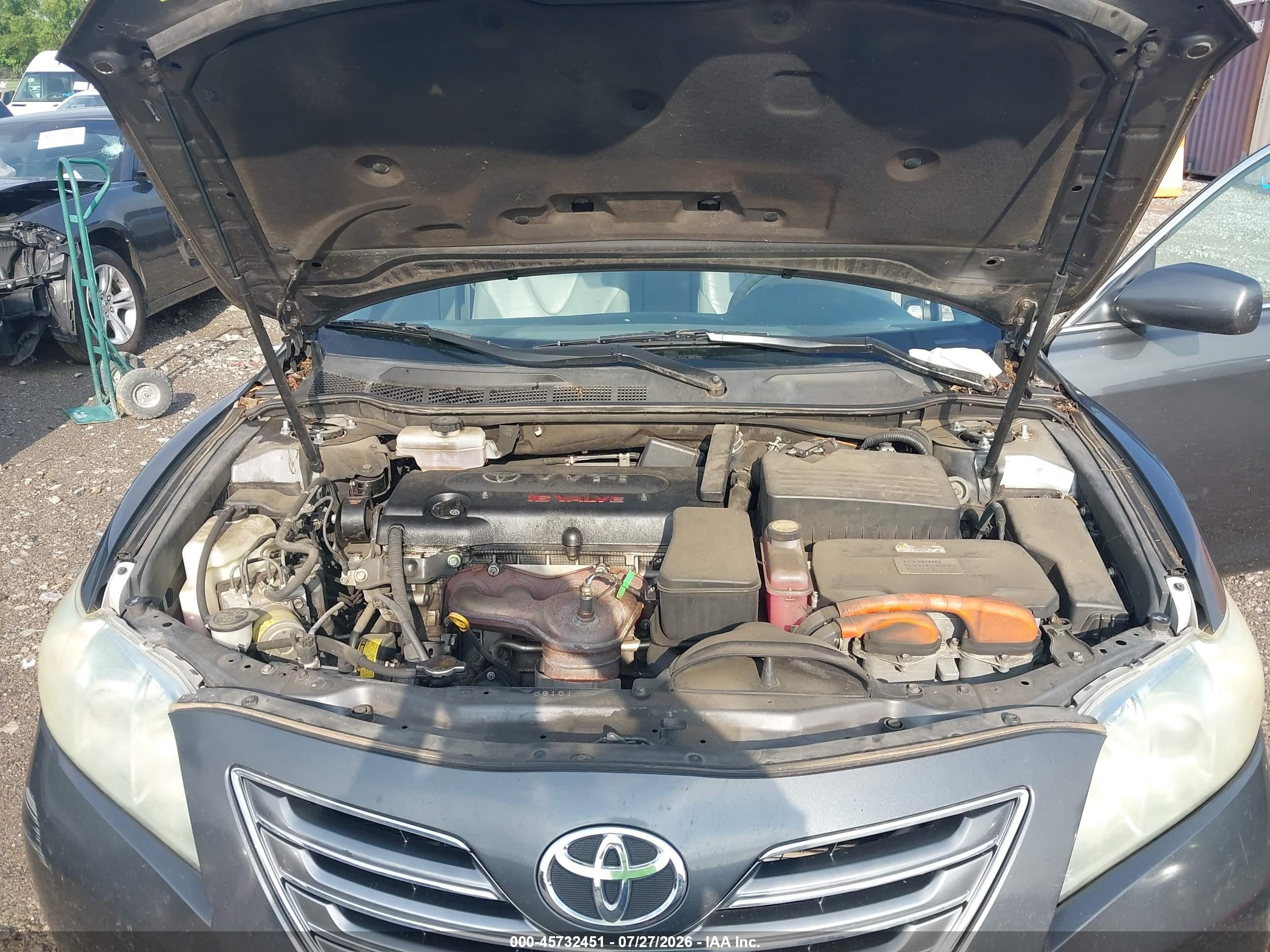 2009 Toyota Camry Hybrid   Gray vin: 4T1BB46K89U063464