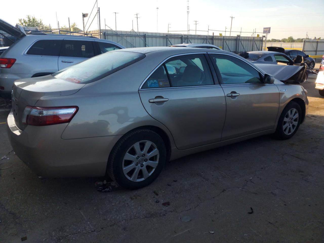 2009 Toyota Camry Hybrid Beige vin: 4T1BB46K89U094505