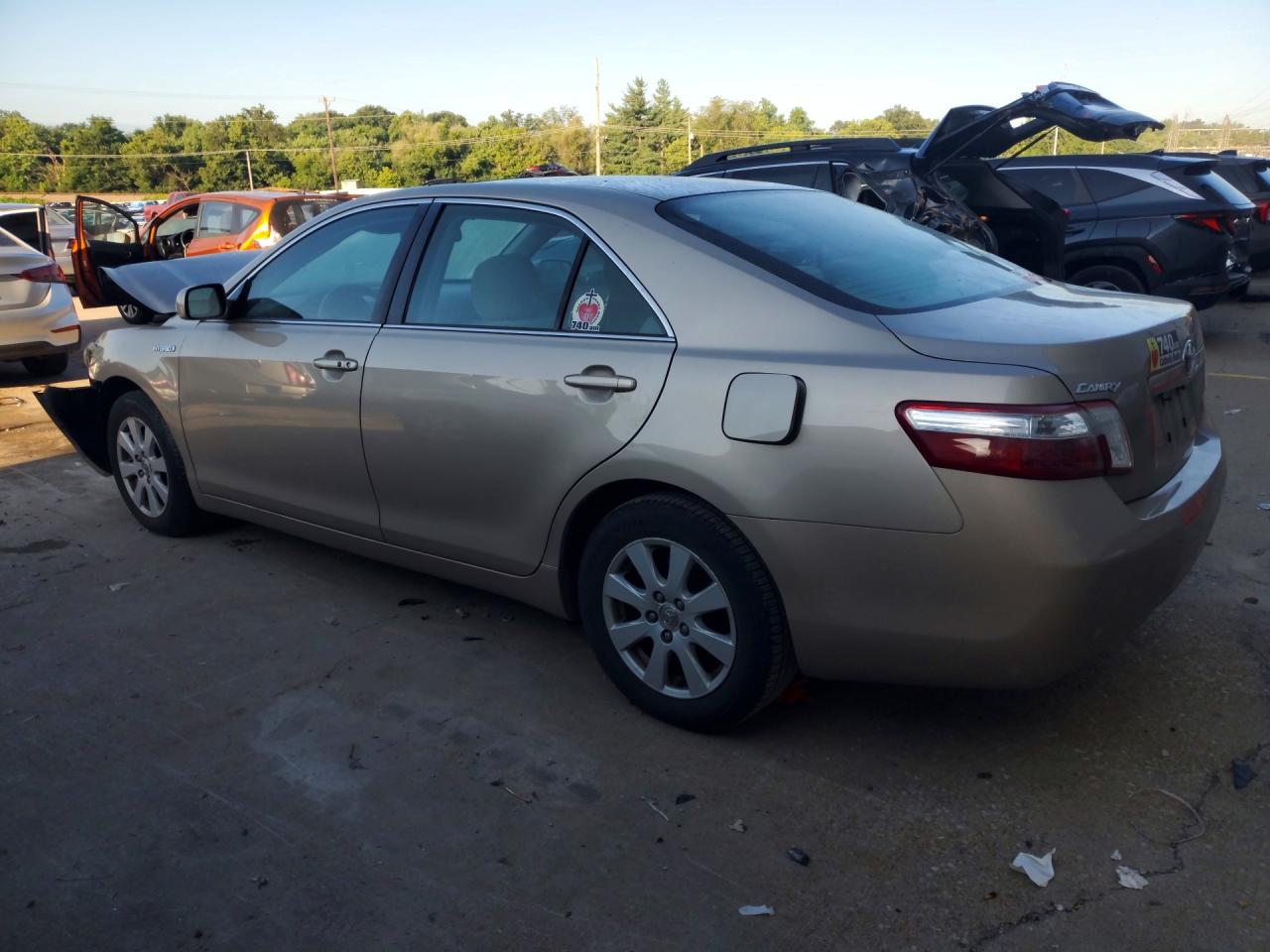 2009 Toyota Camry Hybrid Beige vin: 4T1BB46K89U094505