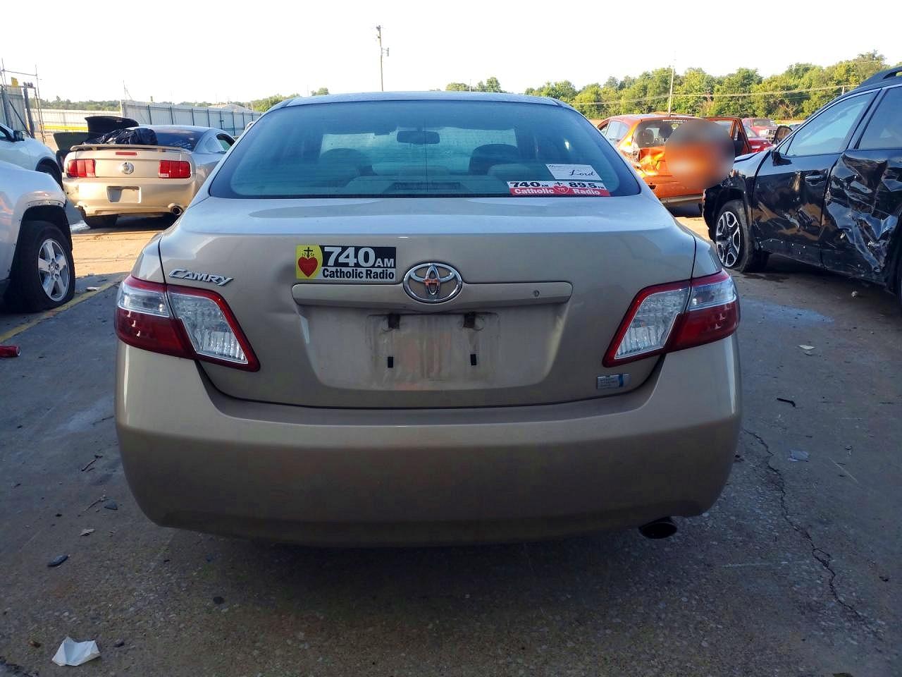 2009 Toyota Camry Hybrid Beige vin: 4T1BB46K89U094505