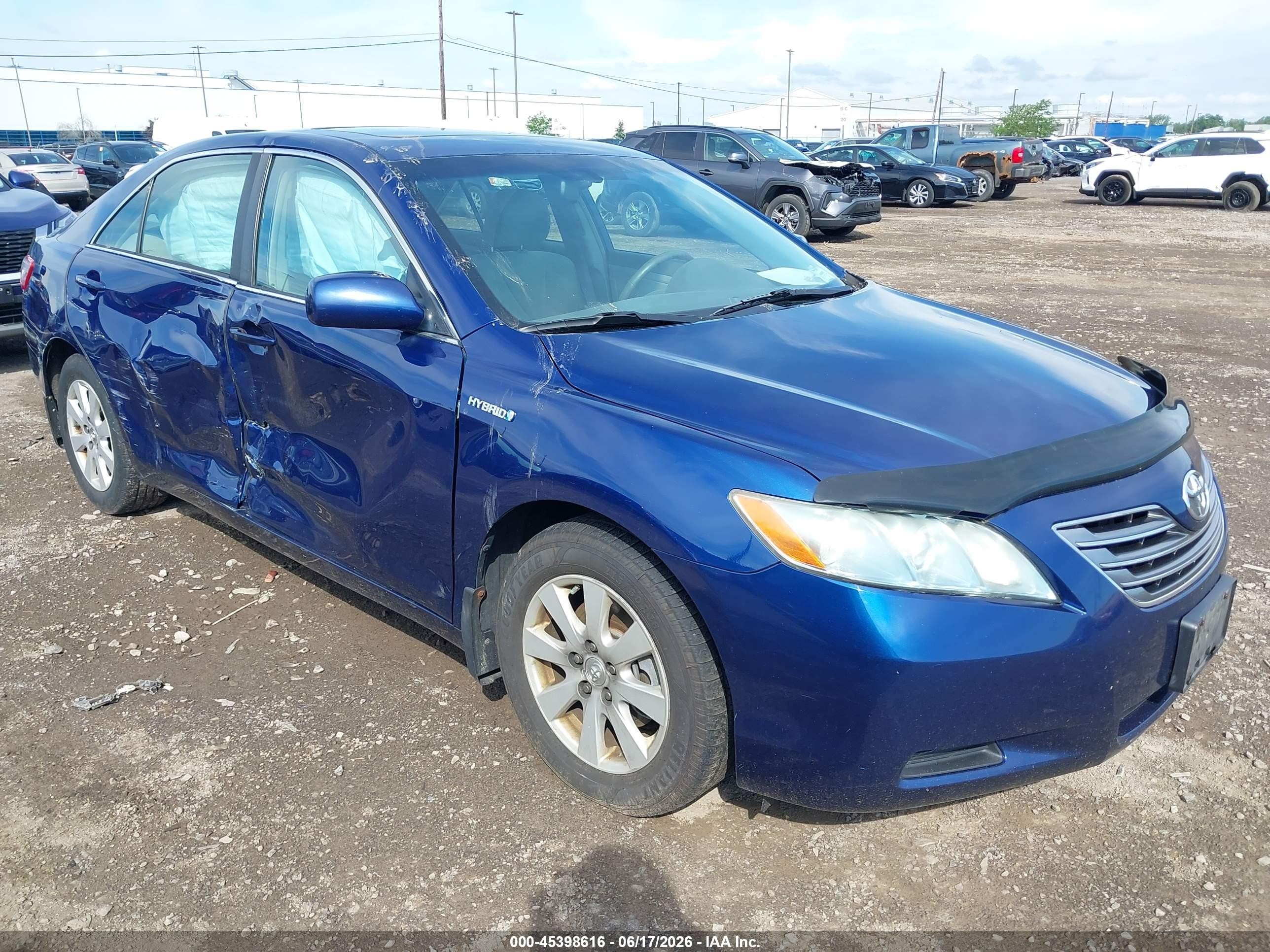 2009 Toyota Camry Hybrid   Blue vin: 4T1BB46K89U097792