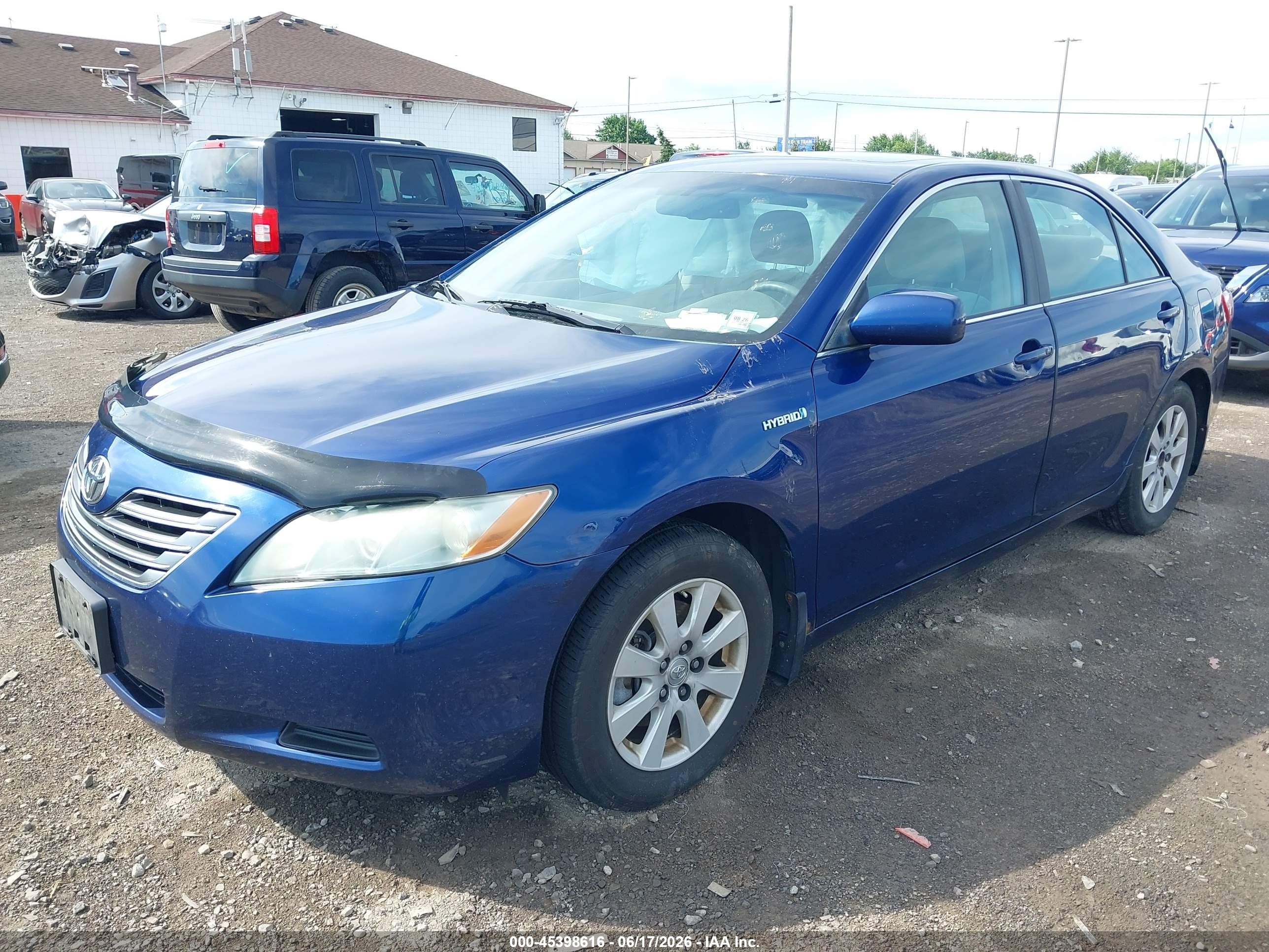 2009 Toyota Camry Hybrid   Blue vin: 4T1BB46K89U097792