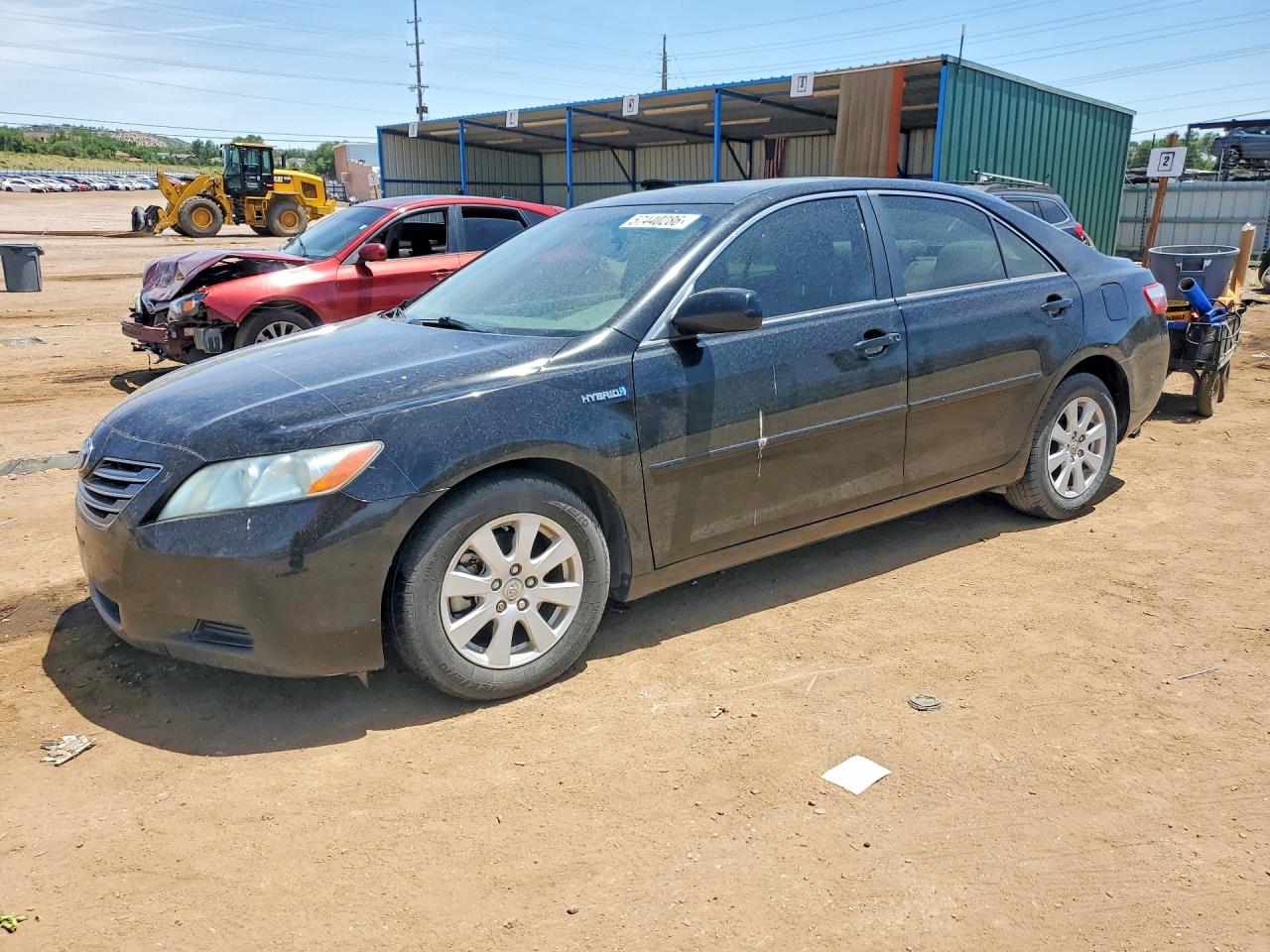 2009 Toyota Camry Hybrid Black vin: 4T1BB46K89U101582