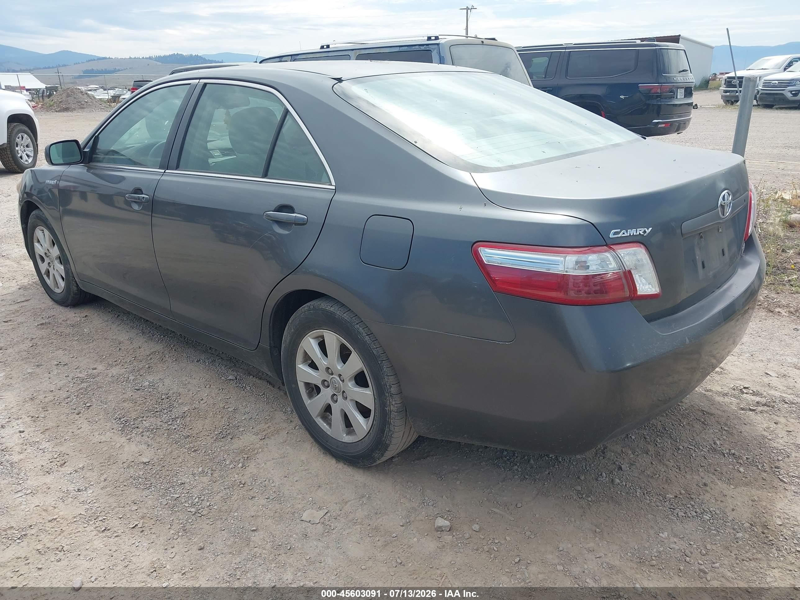 2007 Toyota Camry Hybrid Gray vin: 4T1BB46K97U026047
