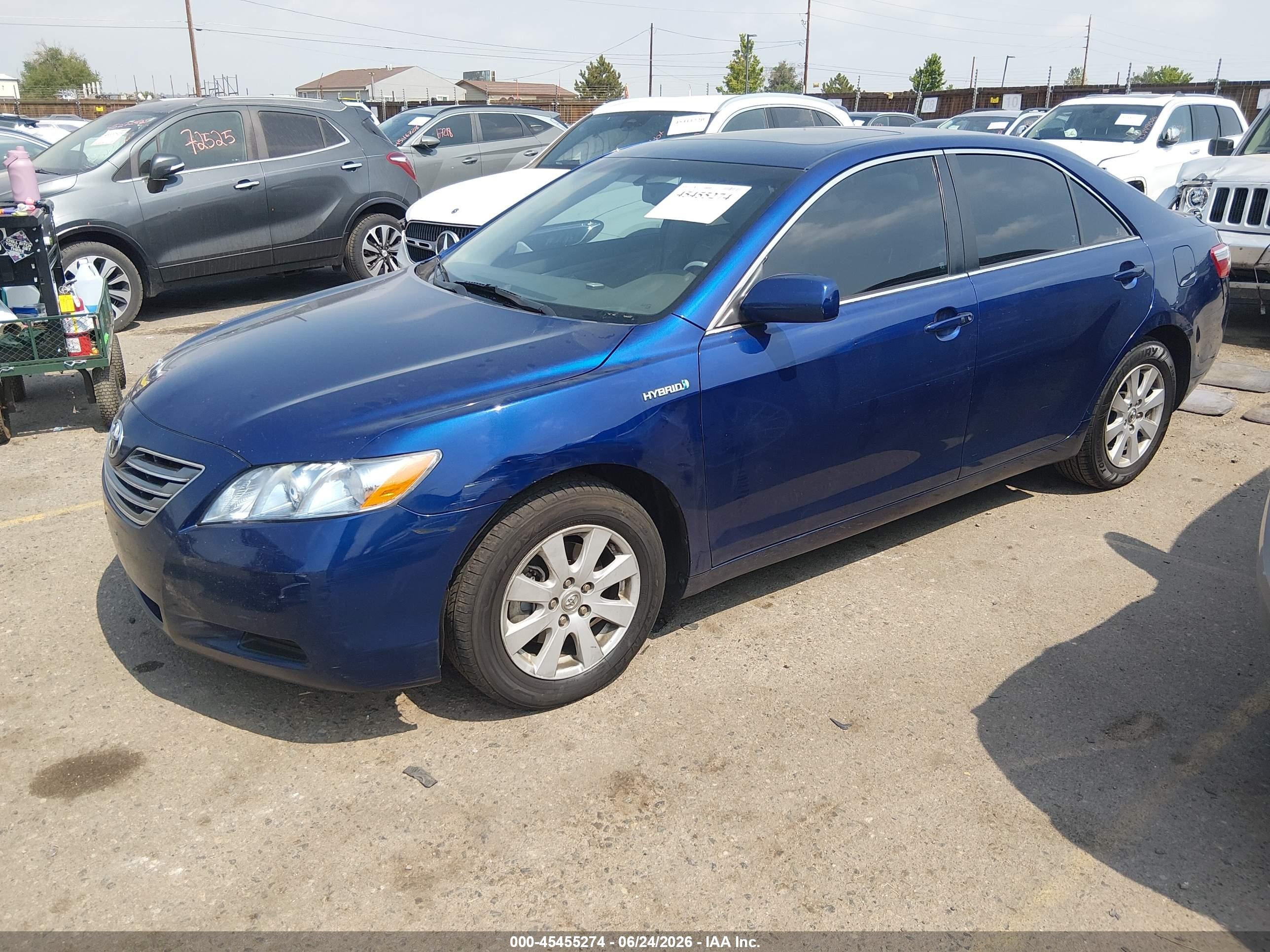 2007 Toyota Camry Hybrid   Blue vin: 4T1BB46K97U027568