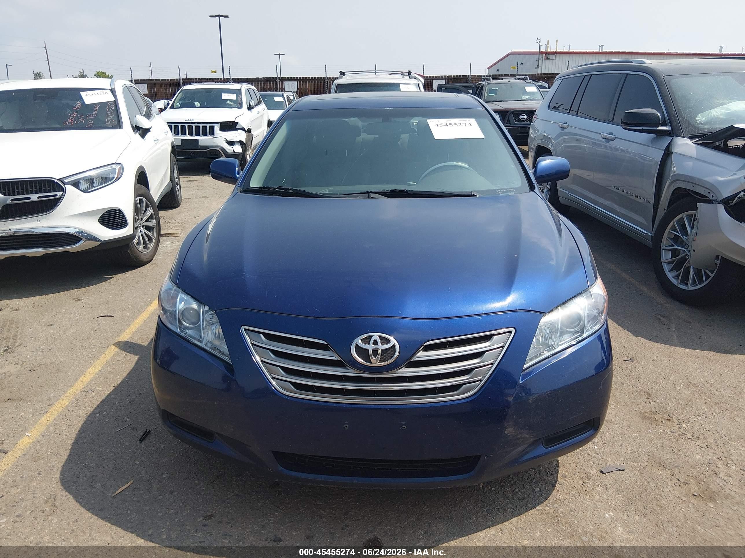 2007 Toyota Camry Hybrid   Blue vin: 4T1BB46K97U027568