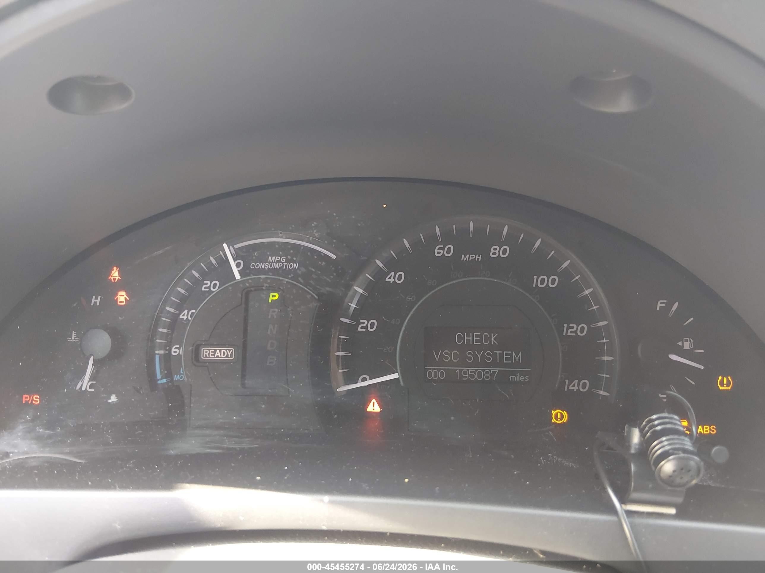 2007 Toyota Camry Hybrid   Blue vin: 4T1BB46K97U027568