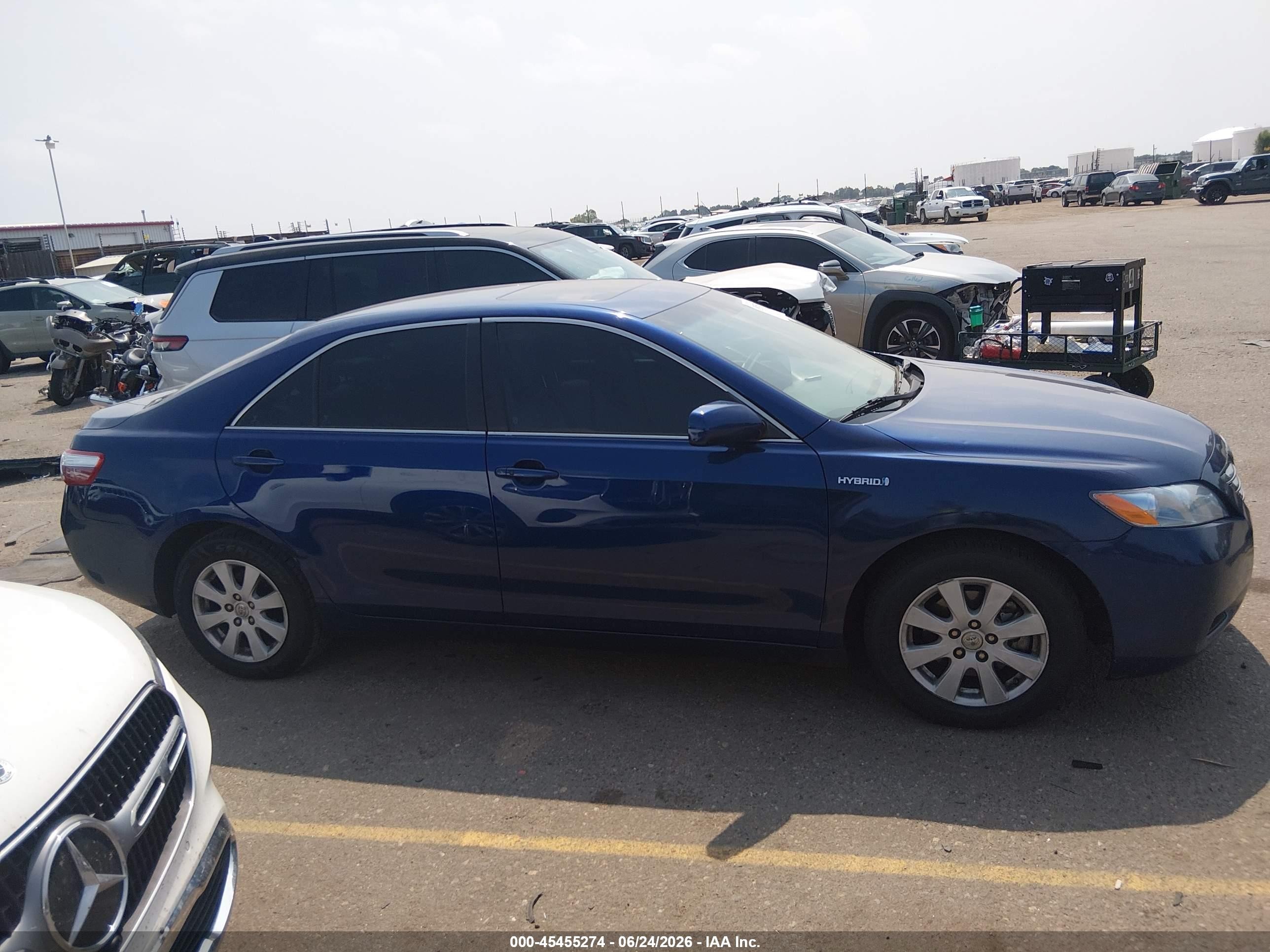 2007 Toyota Camry Hybrid   Blue vin: 4T1BB46K97U027568