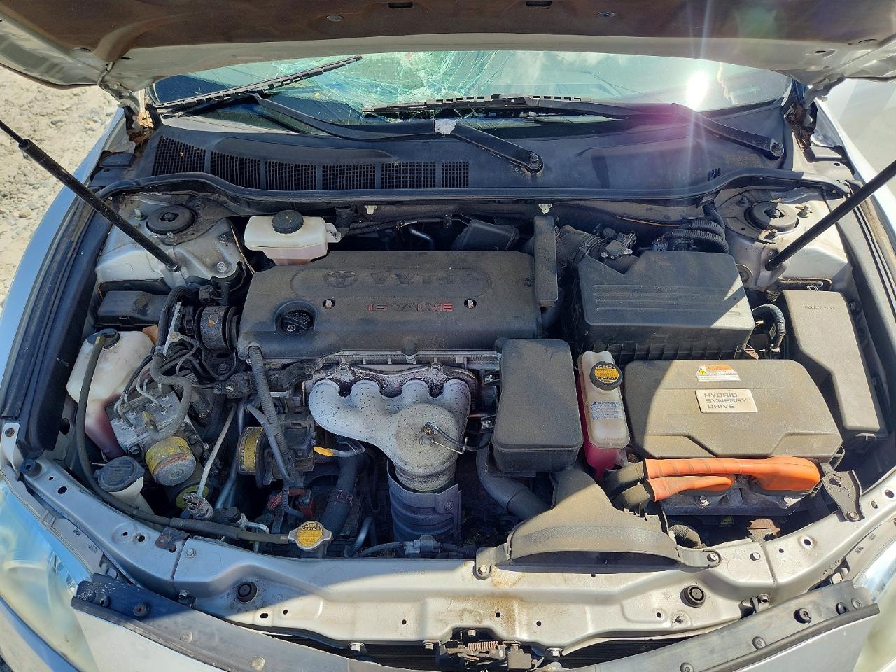 2007 Toyota Camry Hybrid Silver vin: 4T1BB46K97U028249