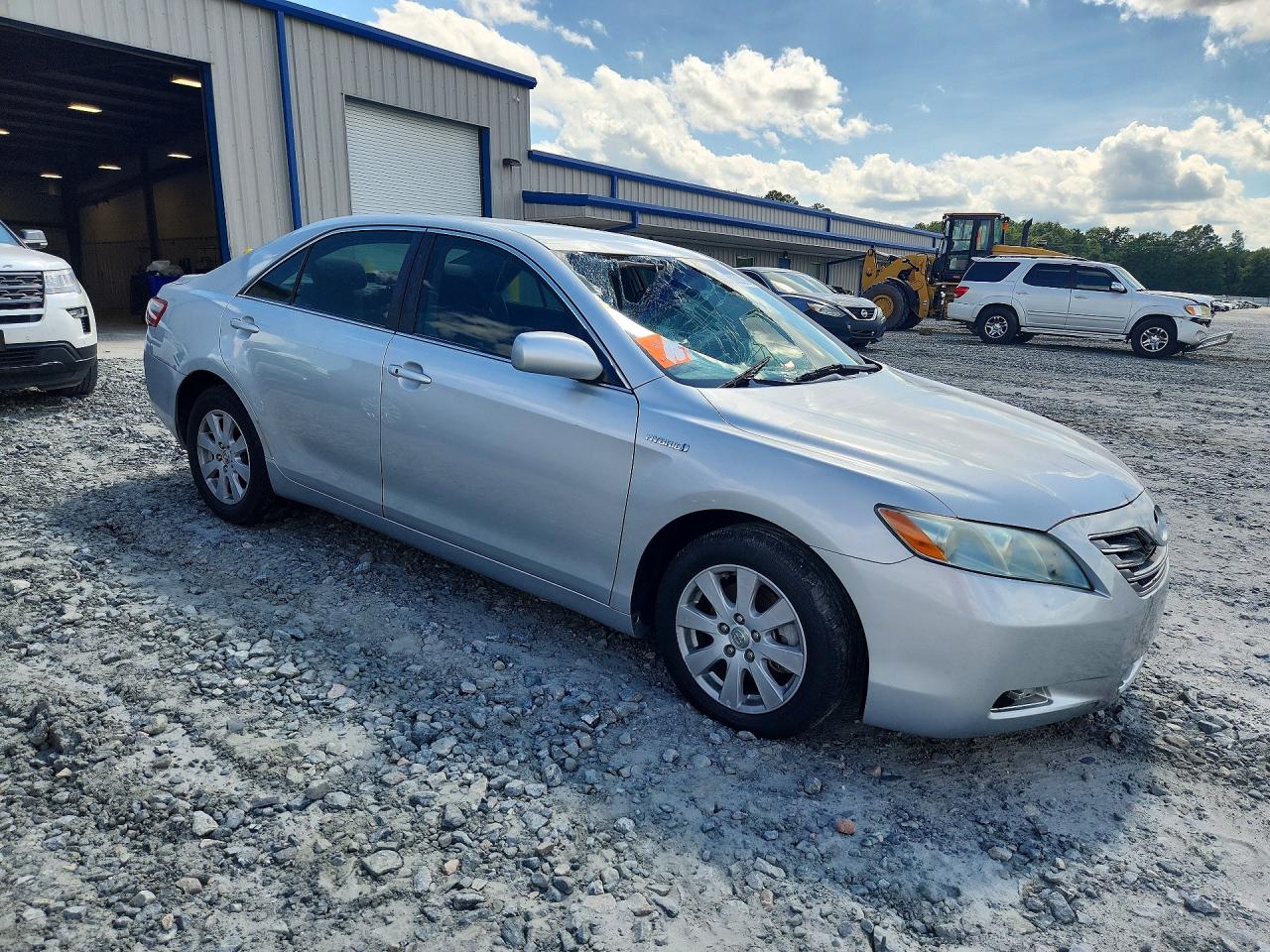 2007 Toyota Camry Hybrid Silver vin: 4T1BB46K97U028249