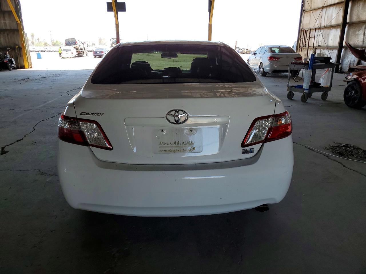 2008 Toyota Camry Hybrid White vin: 4T1BB46K98U035350