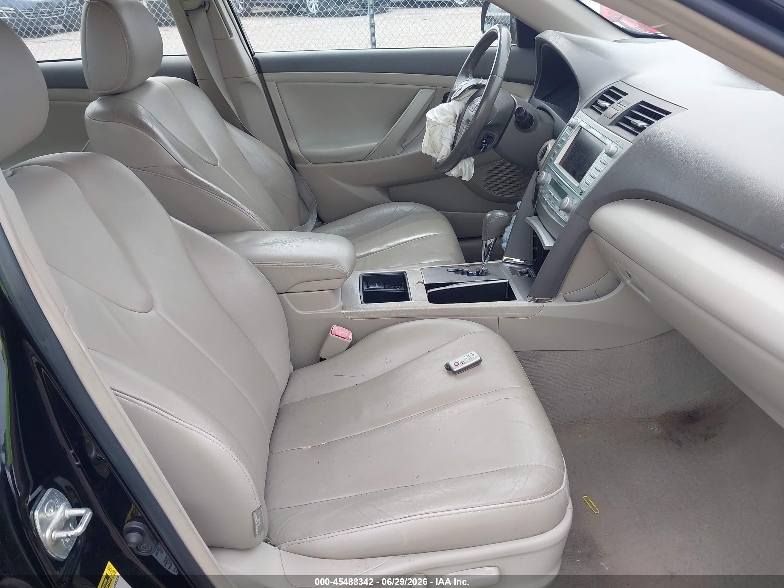 2008 Toyota Camry Hybrid   Black vin: 4T1BB46K98U047451