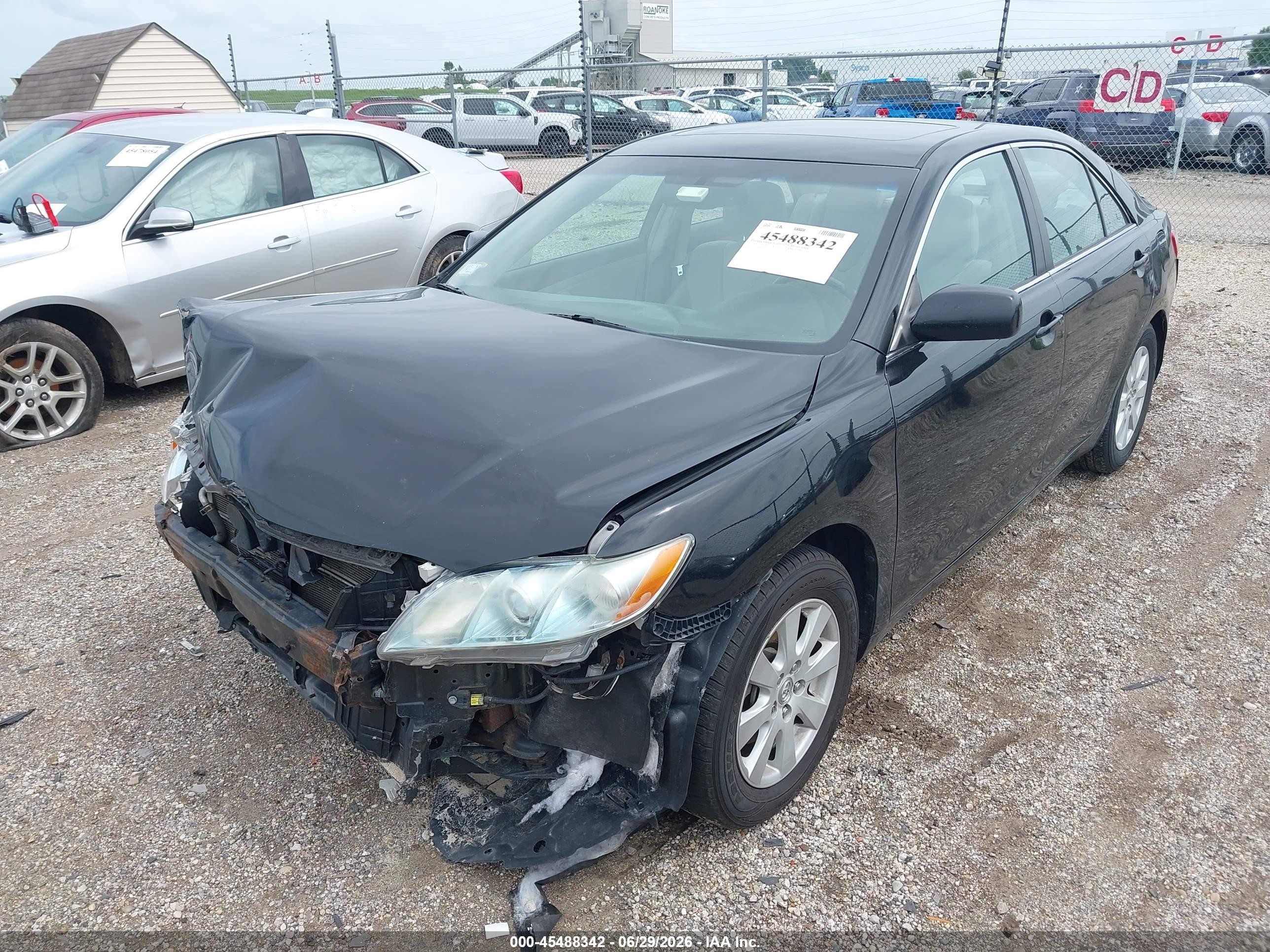 2008 Toyota Camry Hybrid   Black vin: 4T1BB46K98U047451