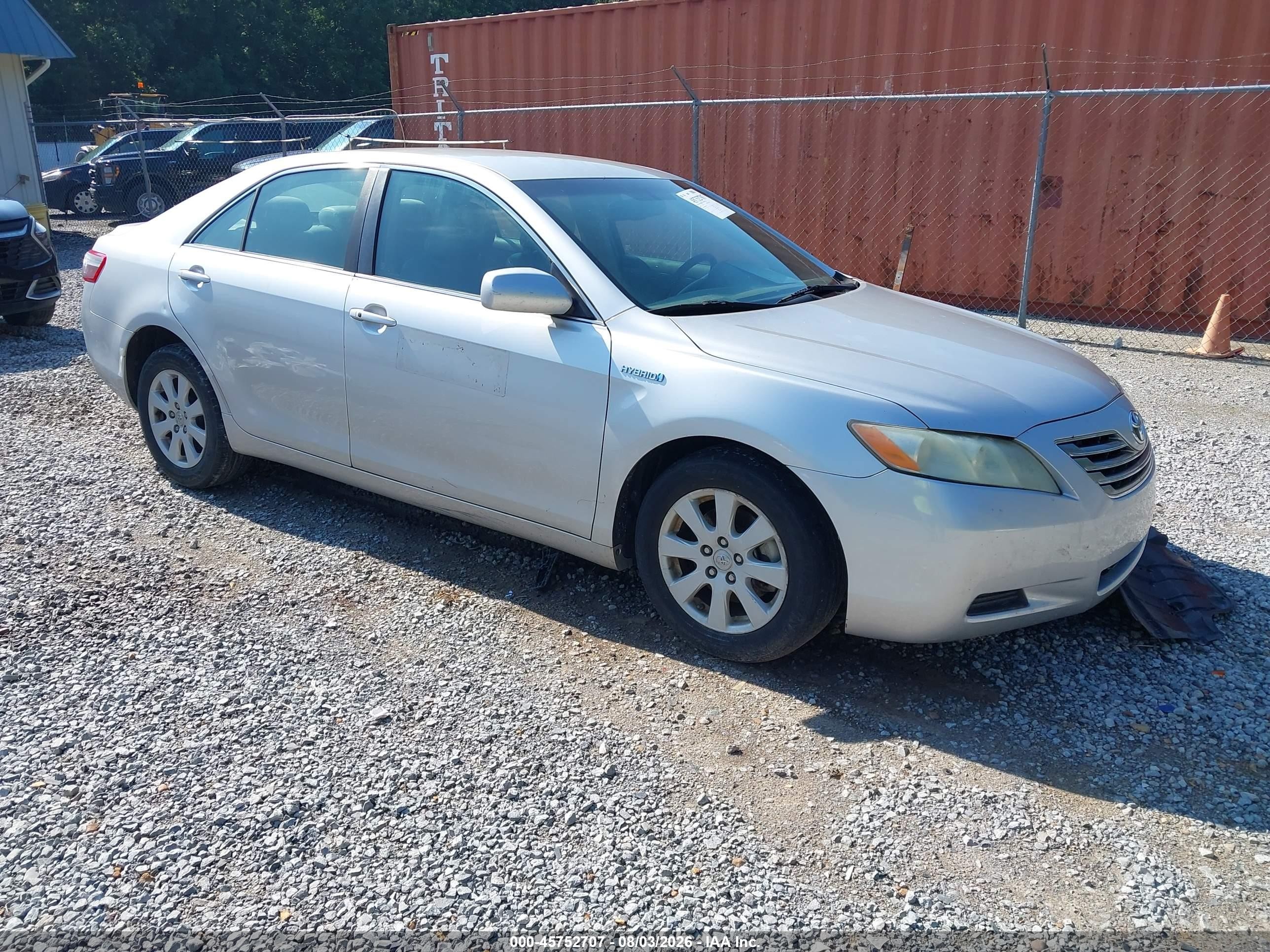 2008 Toyota Camry Hybrid   Silver vin: 4T1BB46K98U048602
