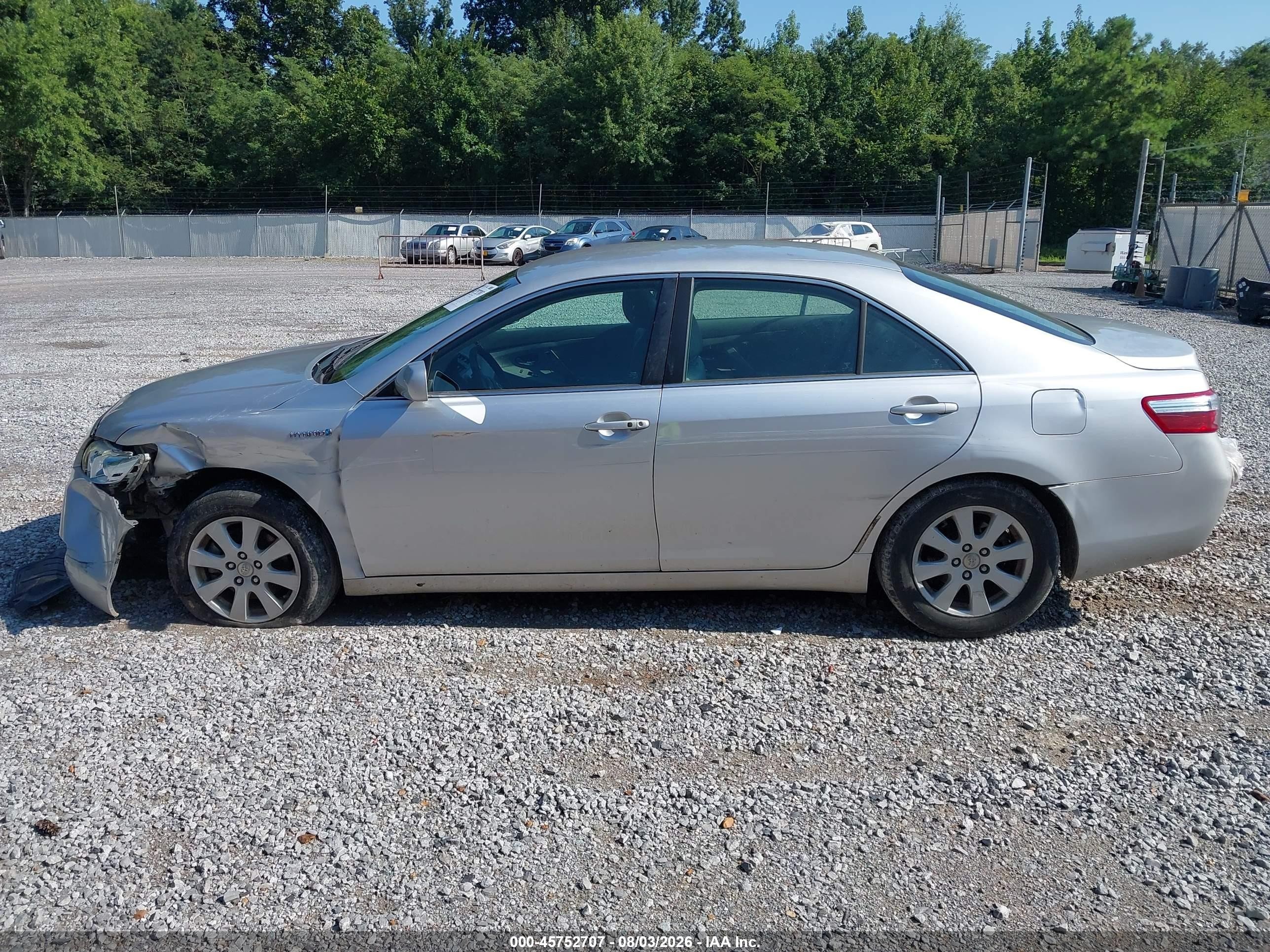 2008 Toyota Camry Hybrid   Серебряный vin: 4T1BB46K98U048602