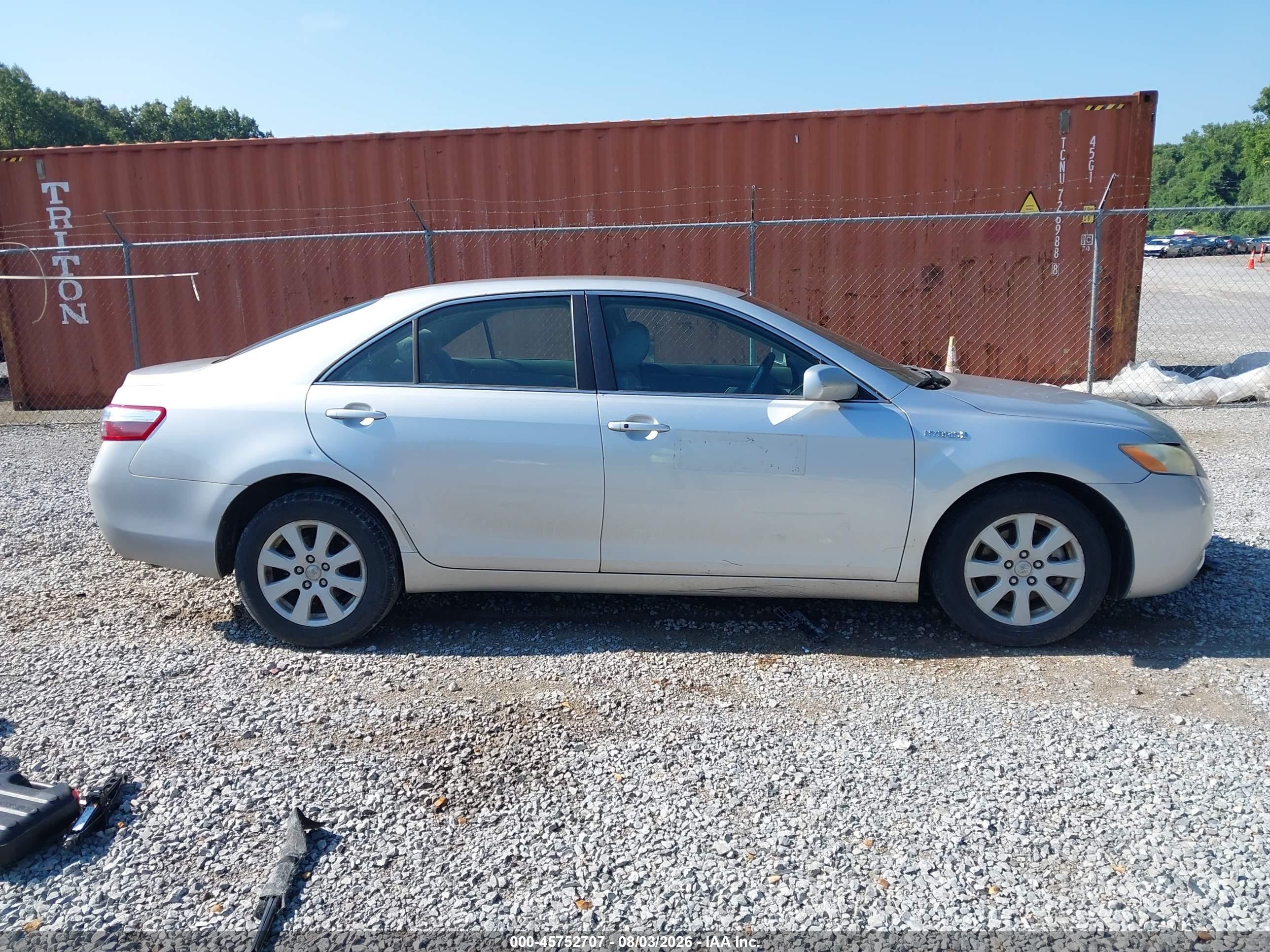 2008 Toyota Camry Hybrid   Серебряный vin: 4T1BB46K98U048602
