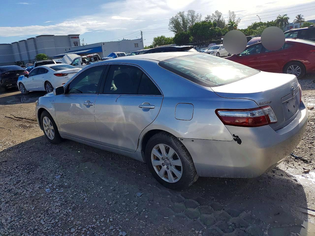 2008 Toyota Camry Hybrid Silver vin: 4T1BB46K98U048616