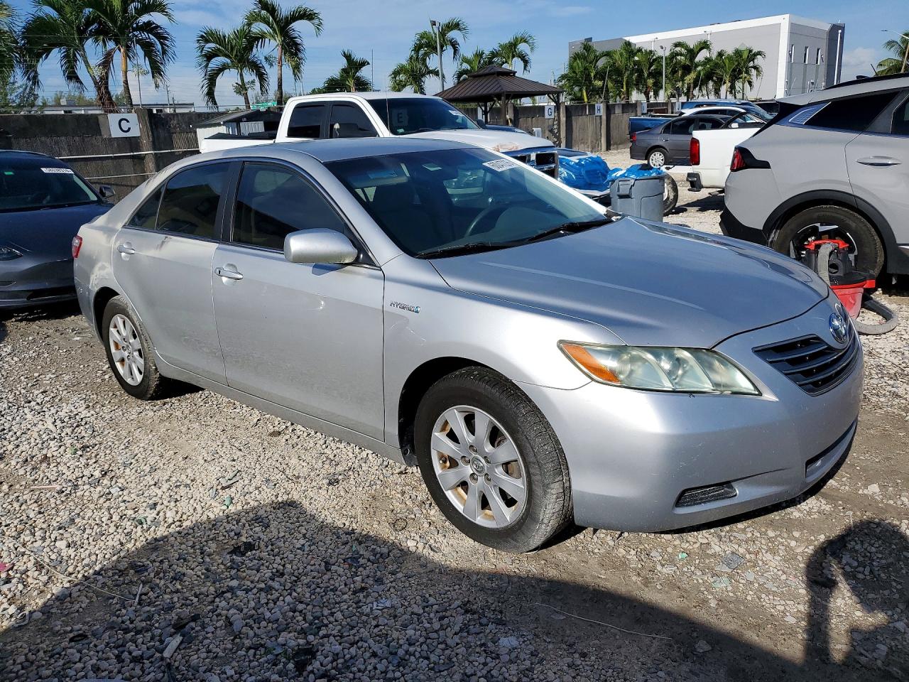 2008 Toyota Camry Hybrid Silver vin: 4T1BB46K98U048616