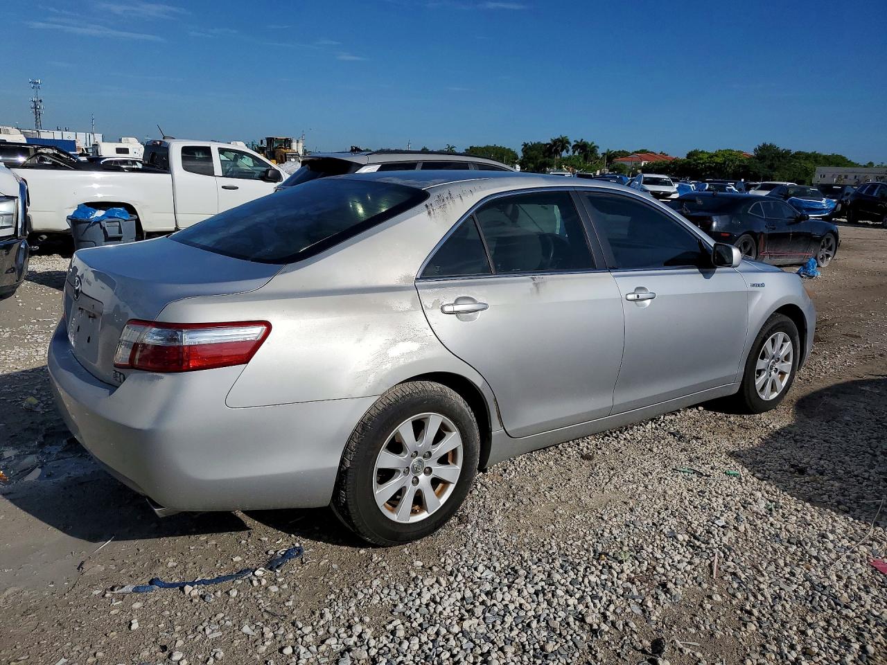 2008 Toyota Camry Hybrid Silver vin: 4T1BB46K98U048616