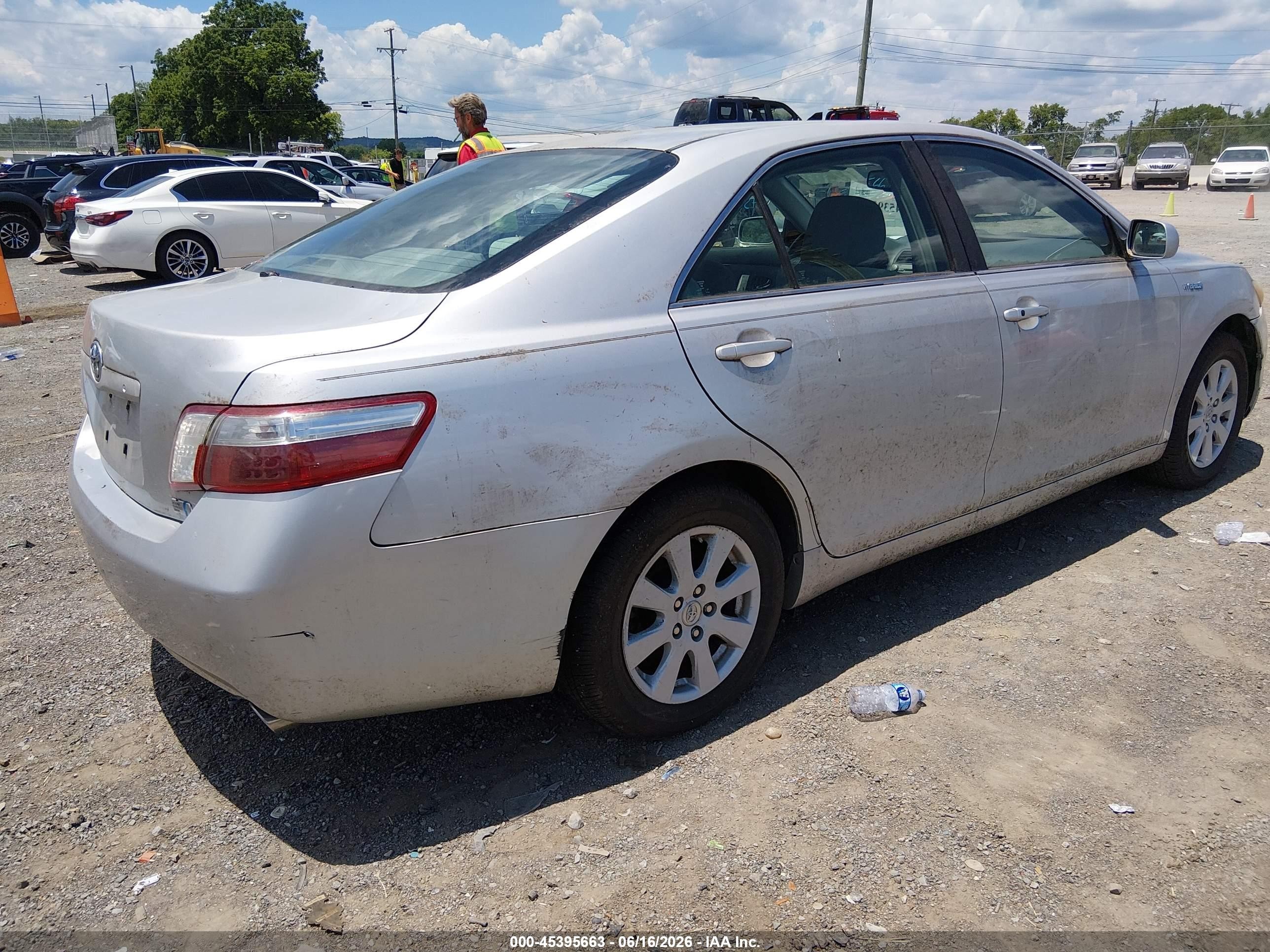 2008 Toyota Camry Hybrid   Серебряный vin: 4T1BB46K98U051600