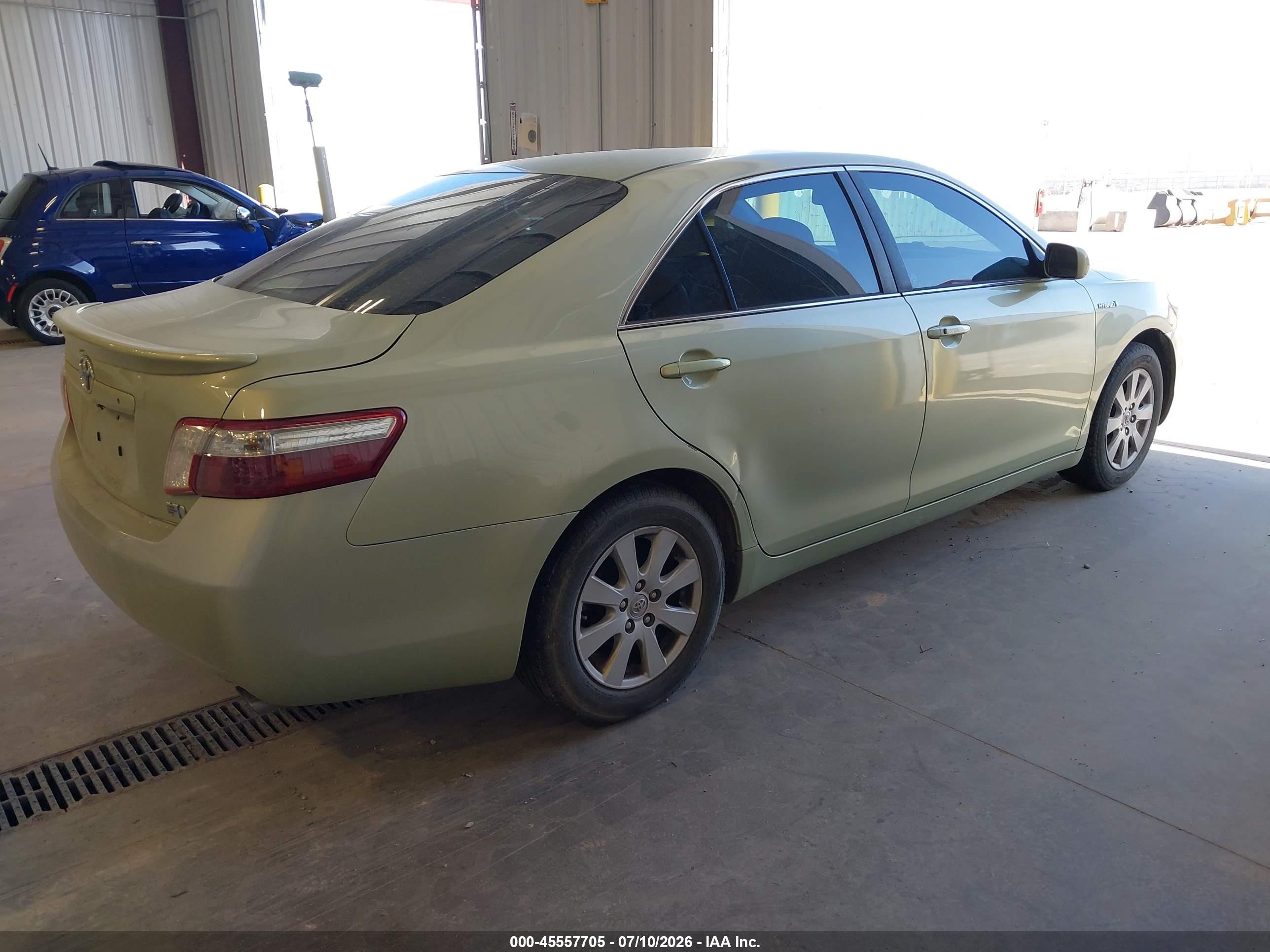 2008 Toyota Camry Hybrid   Green vin: 4T1BB46K98U055517