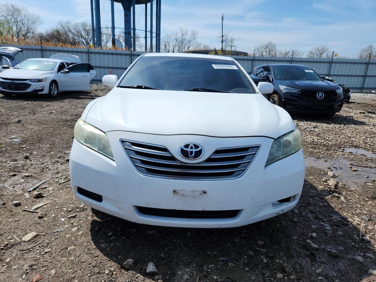 2008 Toyota Camry Hybrid White vin: 4T1BB46K98U058711