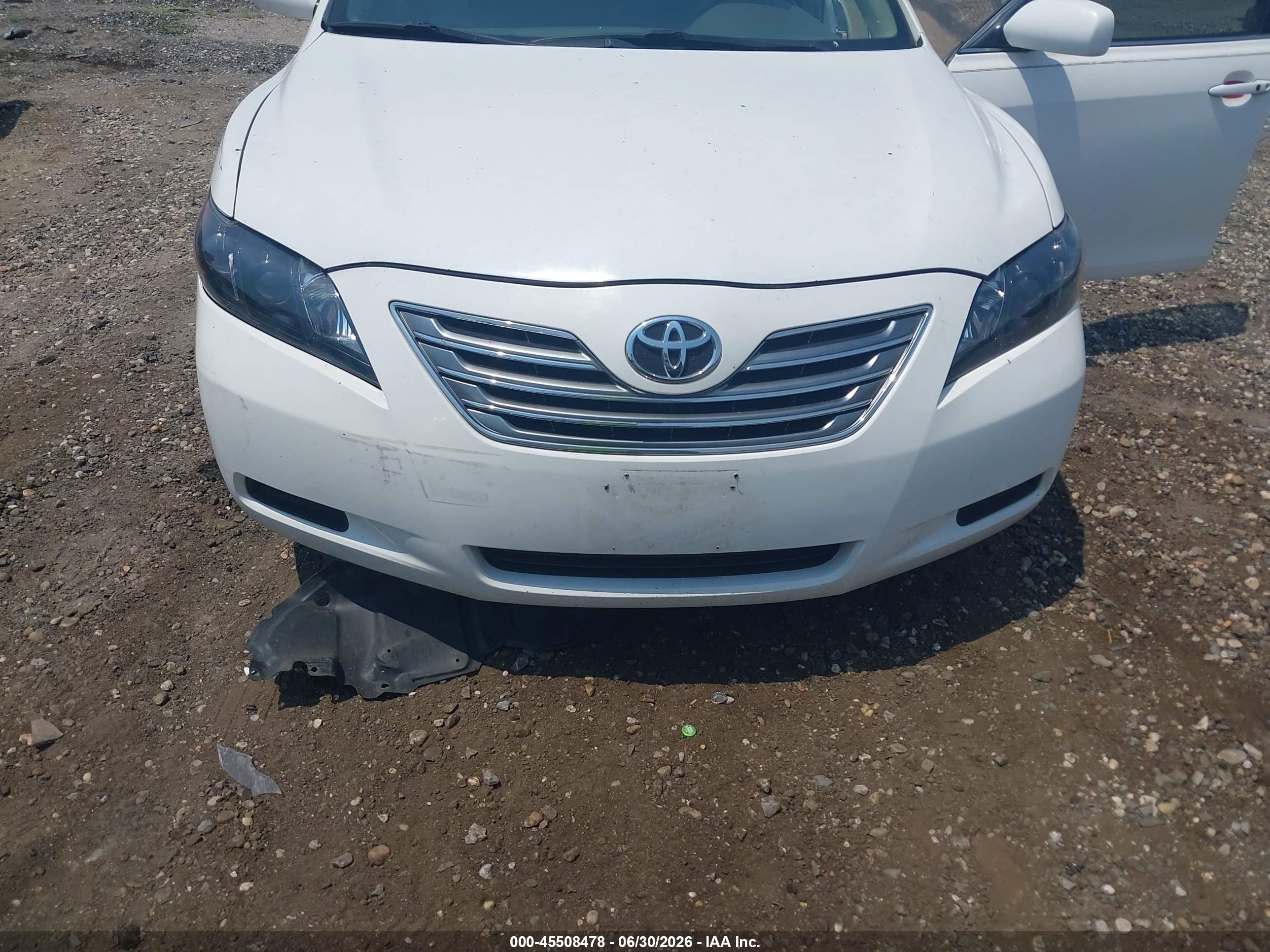 2008 Toyota Camry Hybrid Белый vin: 4T1BB46K98U060250