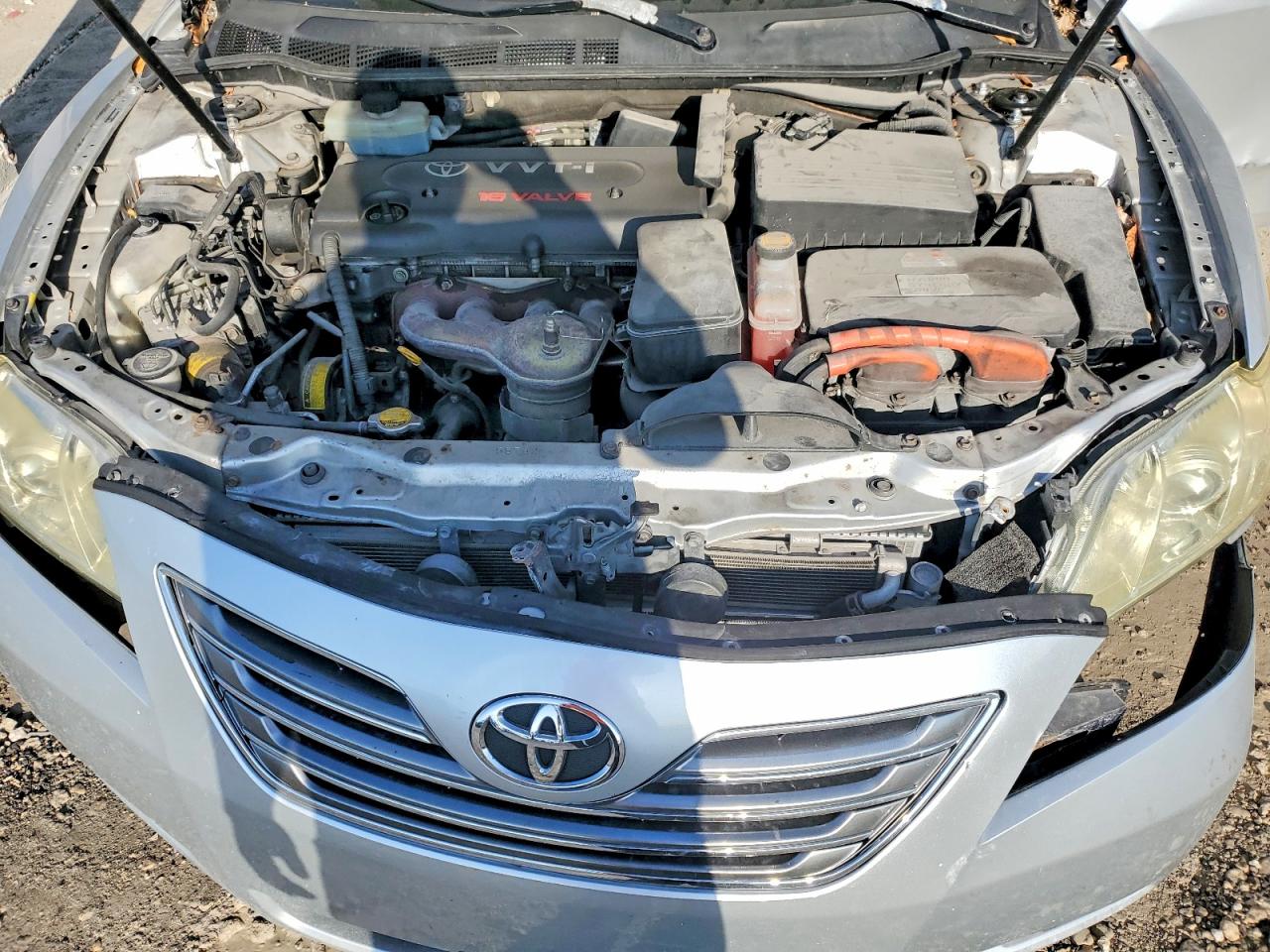 2008 Toyota Camry Hybrid Silver vin: 4T1BB46K98U060605